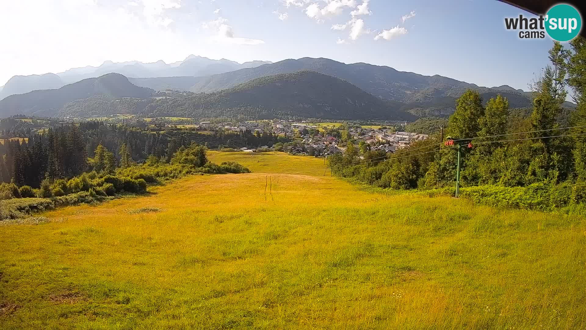 Spletna kamera Bohinjska Bistrica – Pogled v živo s smučišča Kozji Hrbet