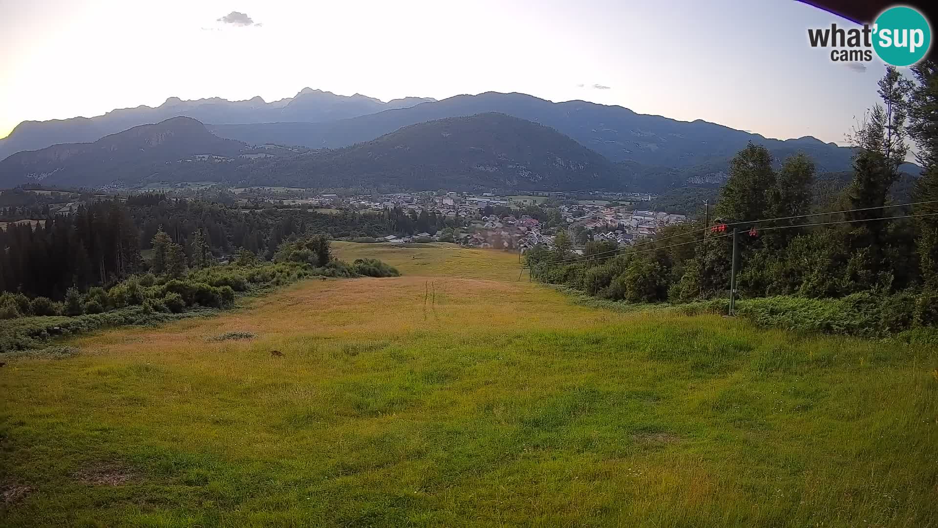 Spletna kamera Bohinjska Bistrica – Pogled v živo s smučišča Kozji Hrbet