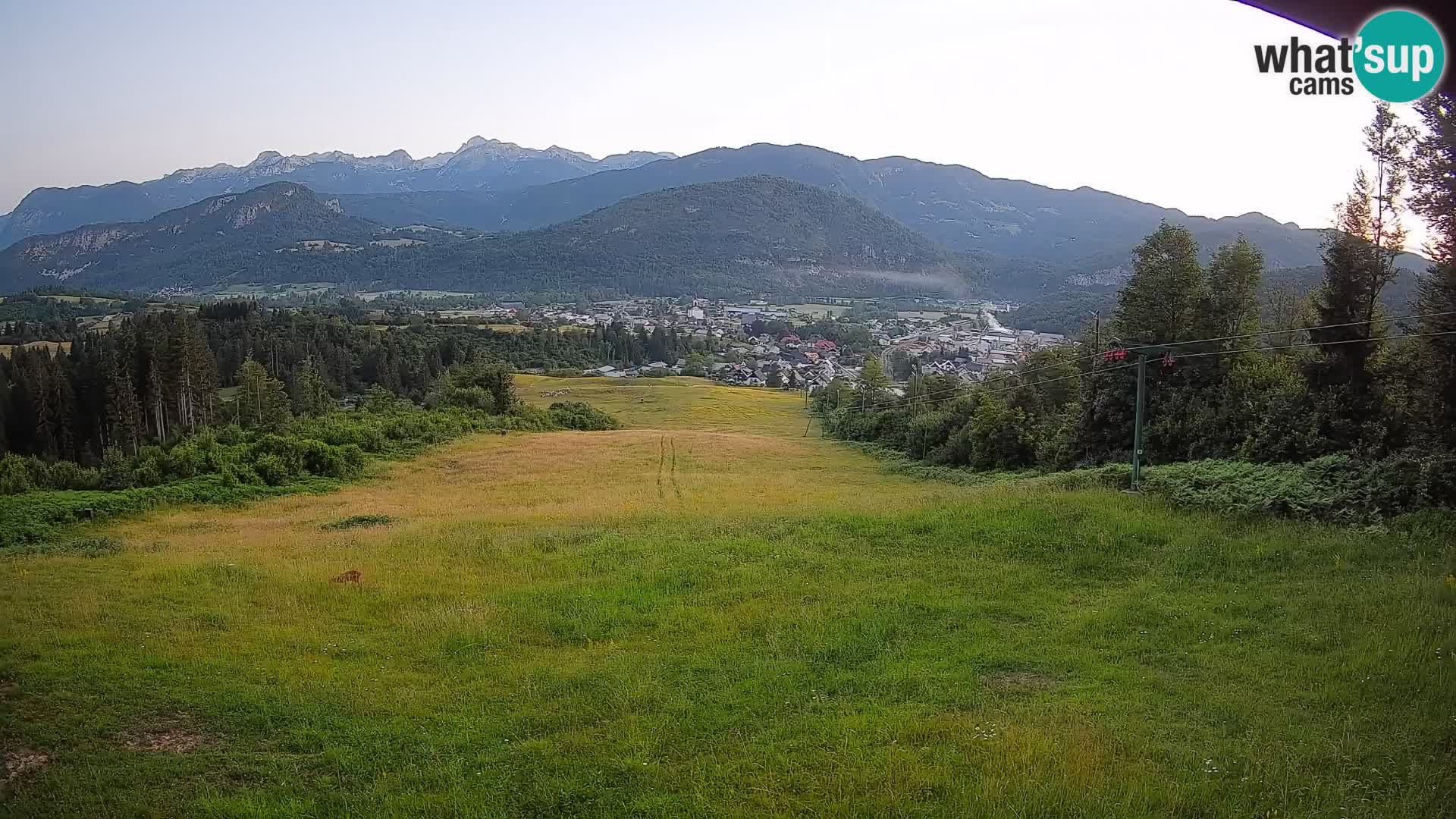 Webcam Bohinjska Bistrica – Vue en direct depuis la station de ski Kozji Hrbet