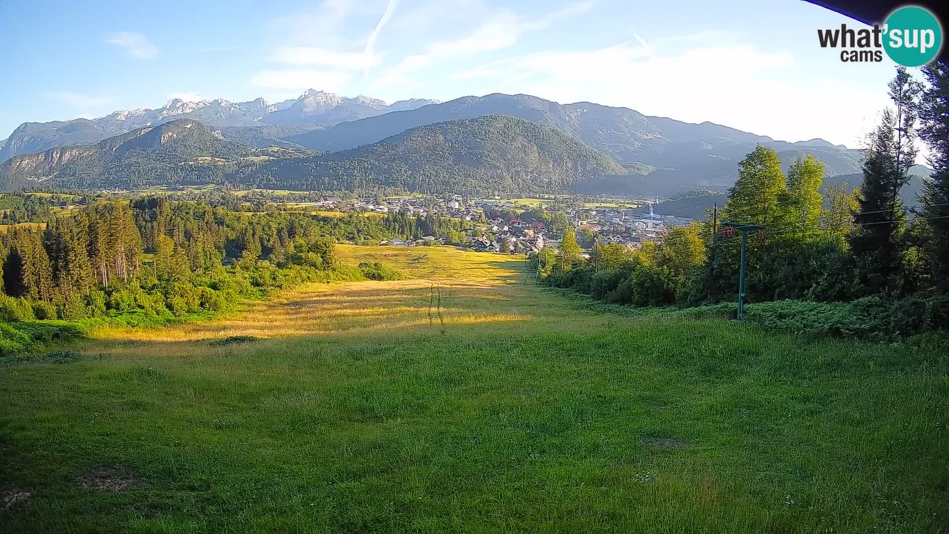 Spletna kamera Bohinjska Bistrica – Pogled v živo s smučišča Kozji Hrbet