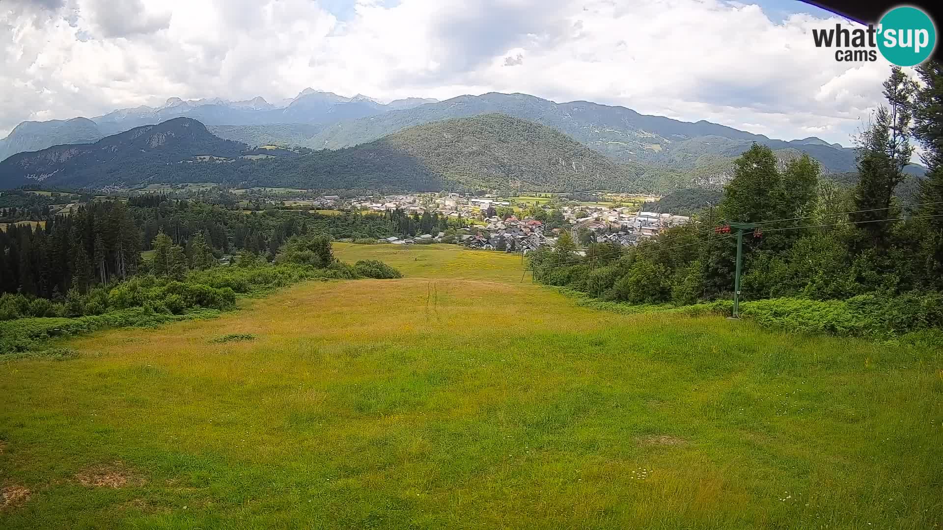 Spletna kamera Bohinjska Bistrica – Pogled v živo s smučišča Kozji Hrbet