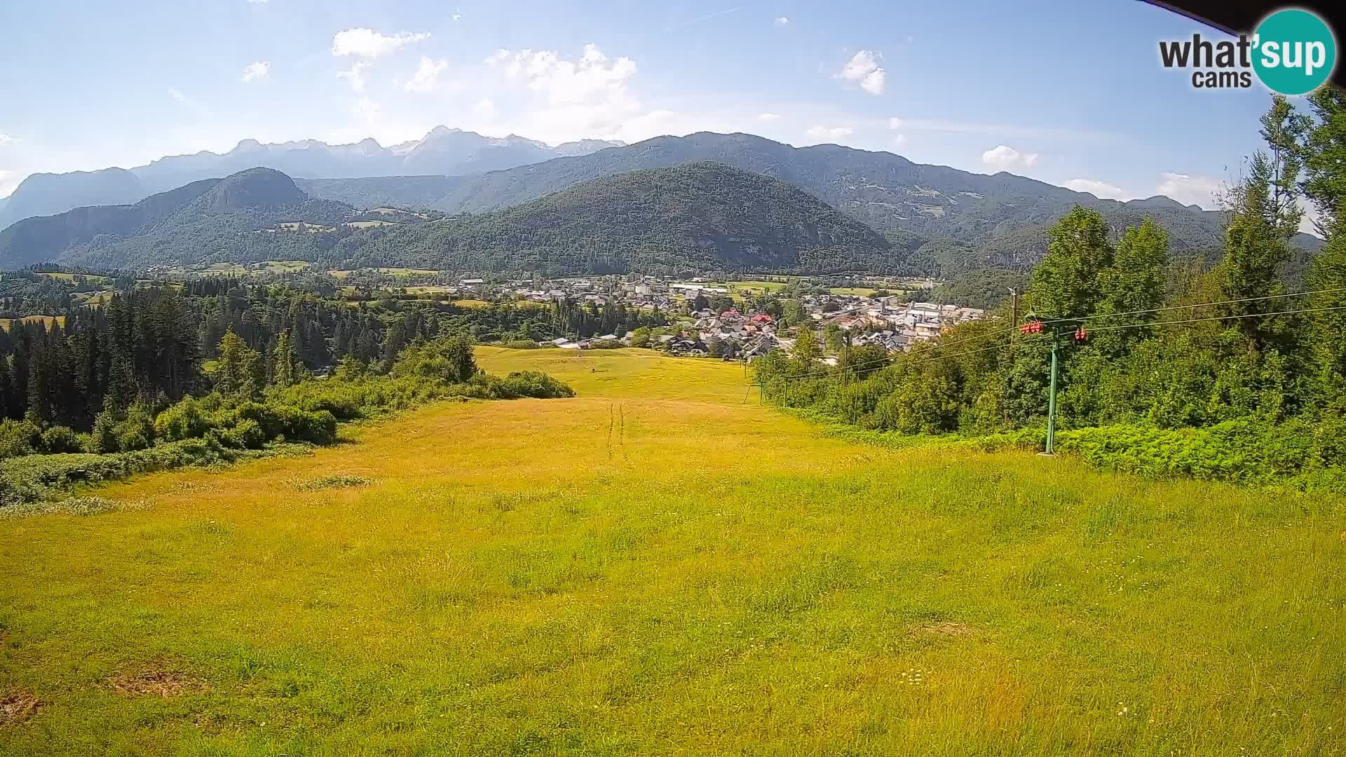 Kamera uživo Bohinjska Bistrica – Pogled u stvarnom vremenu sa skijališta Kozji Hrbet
