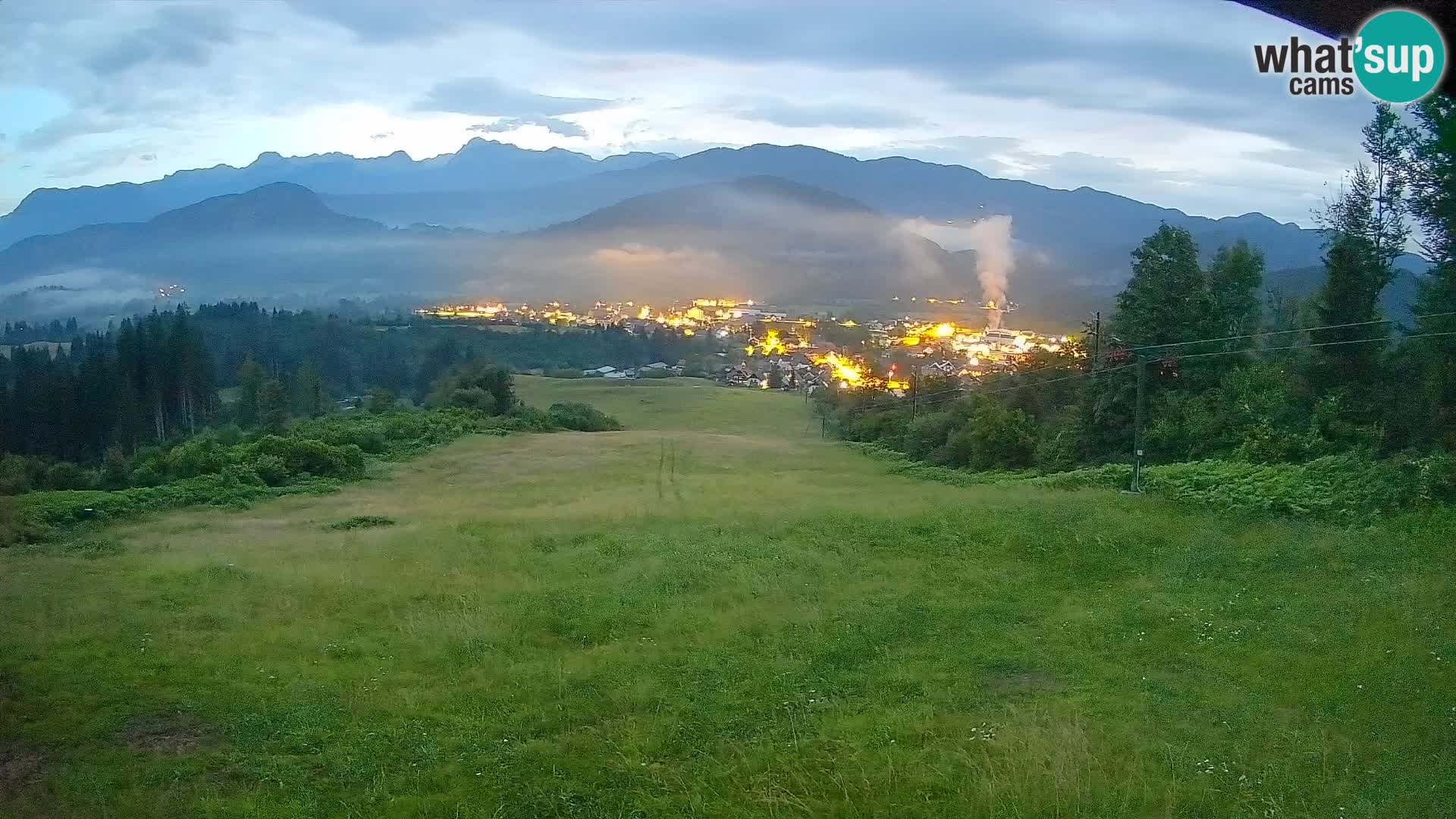 Webcam Bohinjska Bistrica – Live View from Kozji Hrbet Ski Station