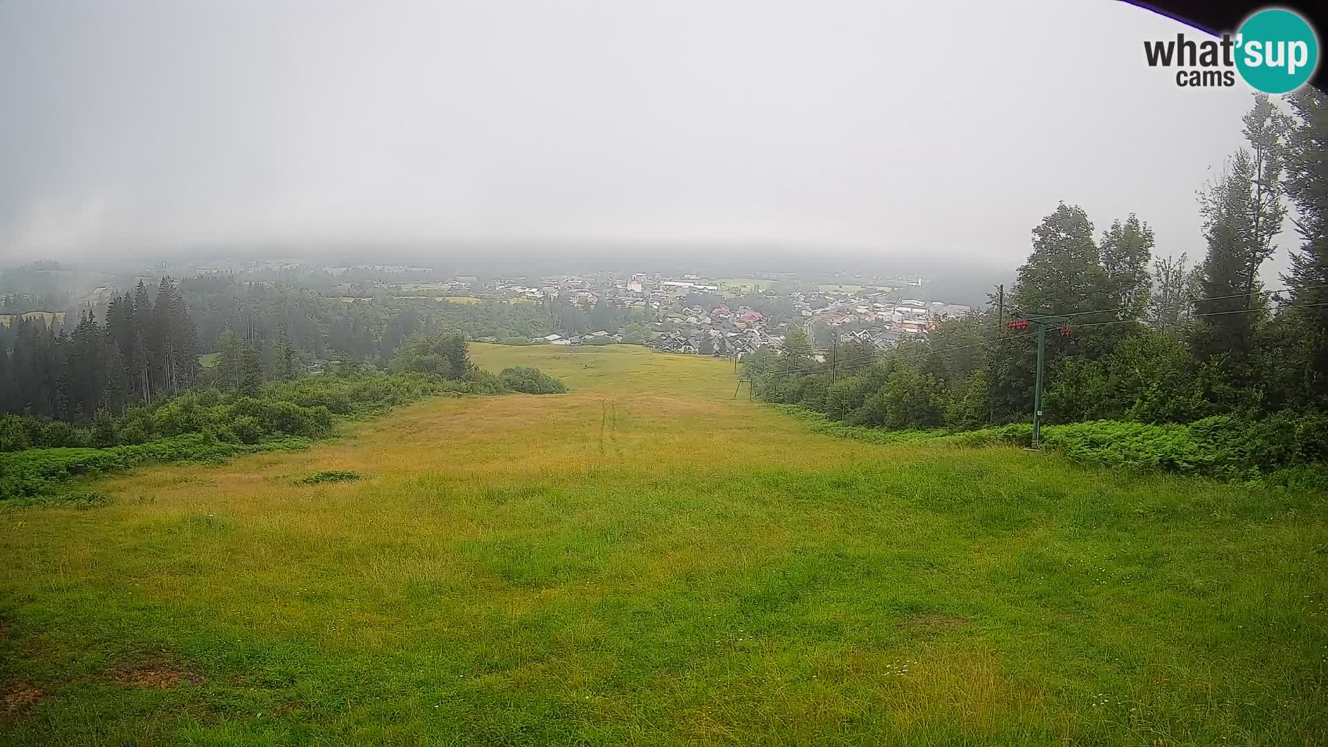 Spletna kamera Bohinjska Bistrica – Pogled v živo s smučišča Kozji Hrbet