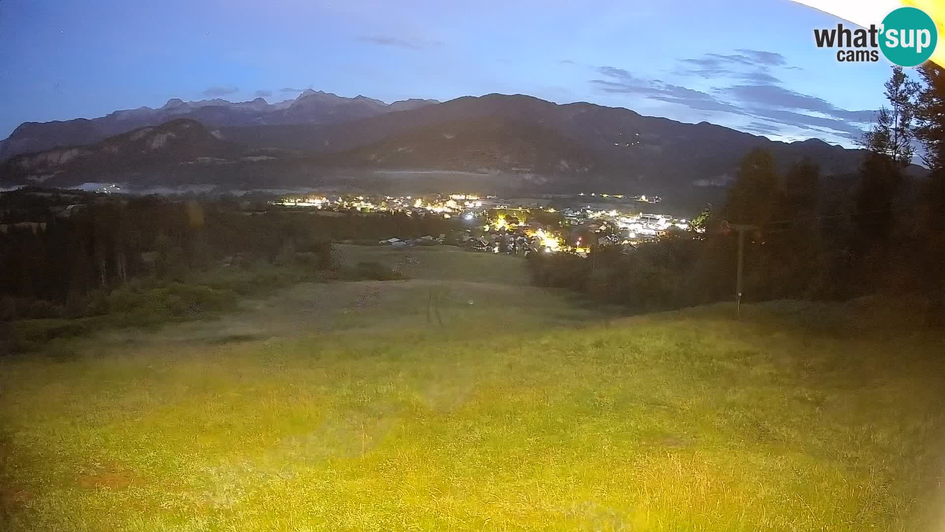 Webcam Bohinjska Bistrica – Live View from Kozji Hrbet Ski Station