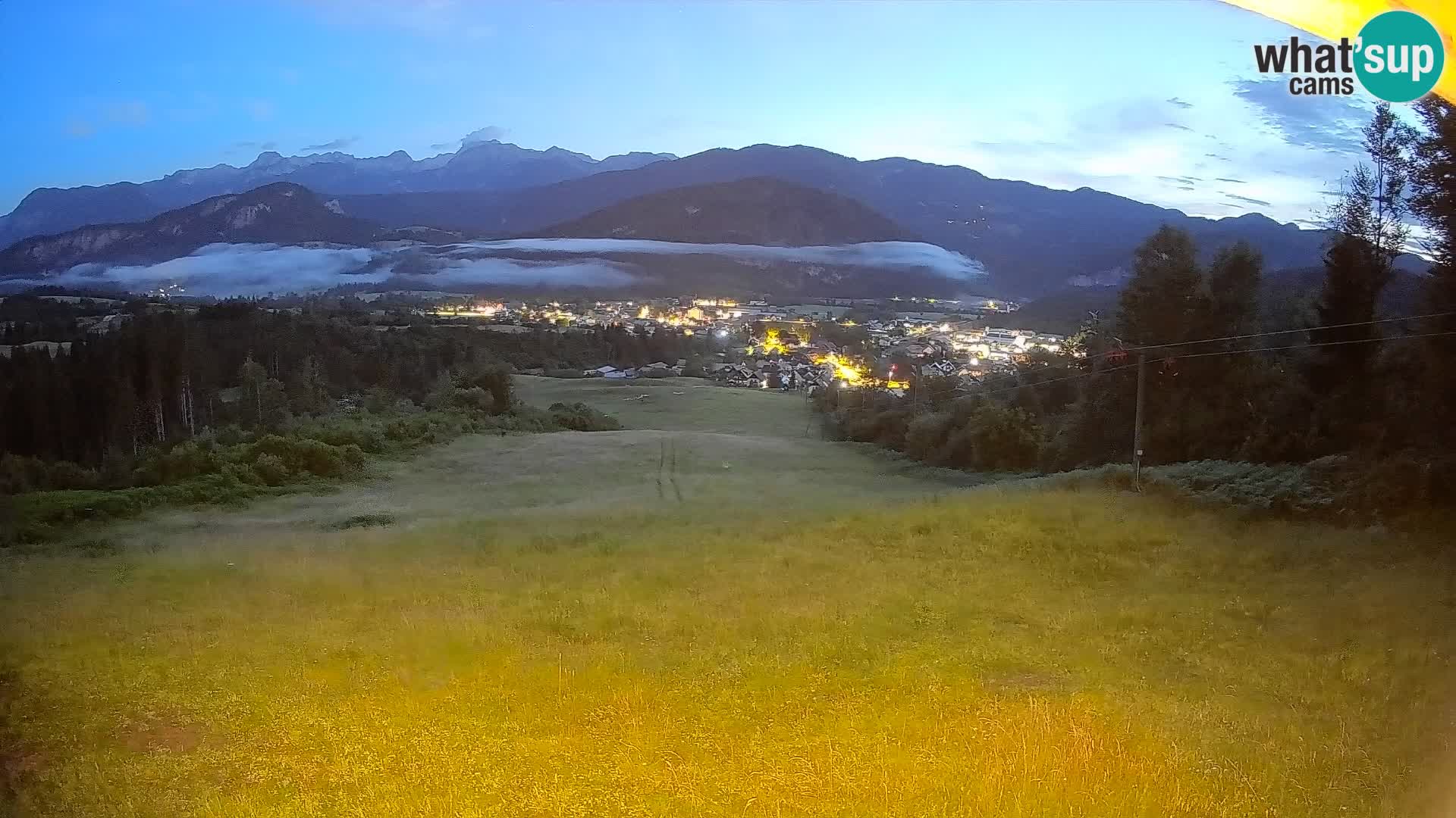 Webcam Bohinjska Bistrica – Vista live dalla stazione sciistica Kozji Hrbet
