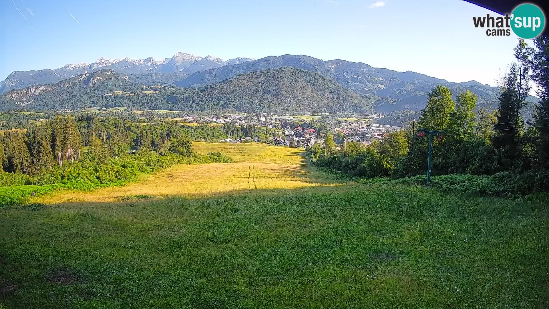 Webcam Bohinjska Bistrica – Live View from Kozji Hrbet Ski Station