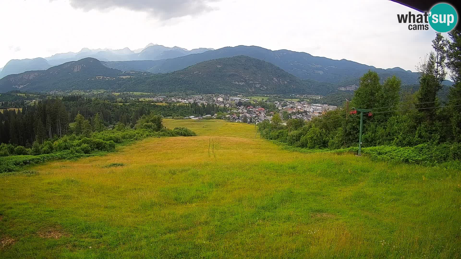 Spletna kamera Bohinjska Bistrica – Pogled v živo s smučišča Kozji Hrbet