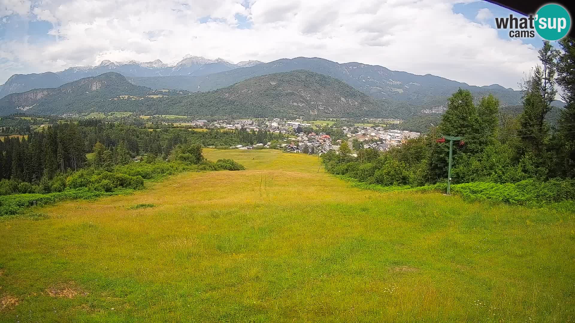 Spletna kamera Bohinjska Bistrica – Pogled v živo s smučišča Kozji Hrbet