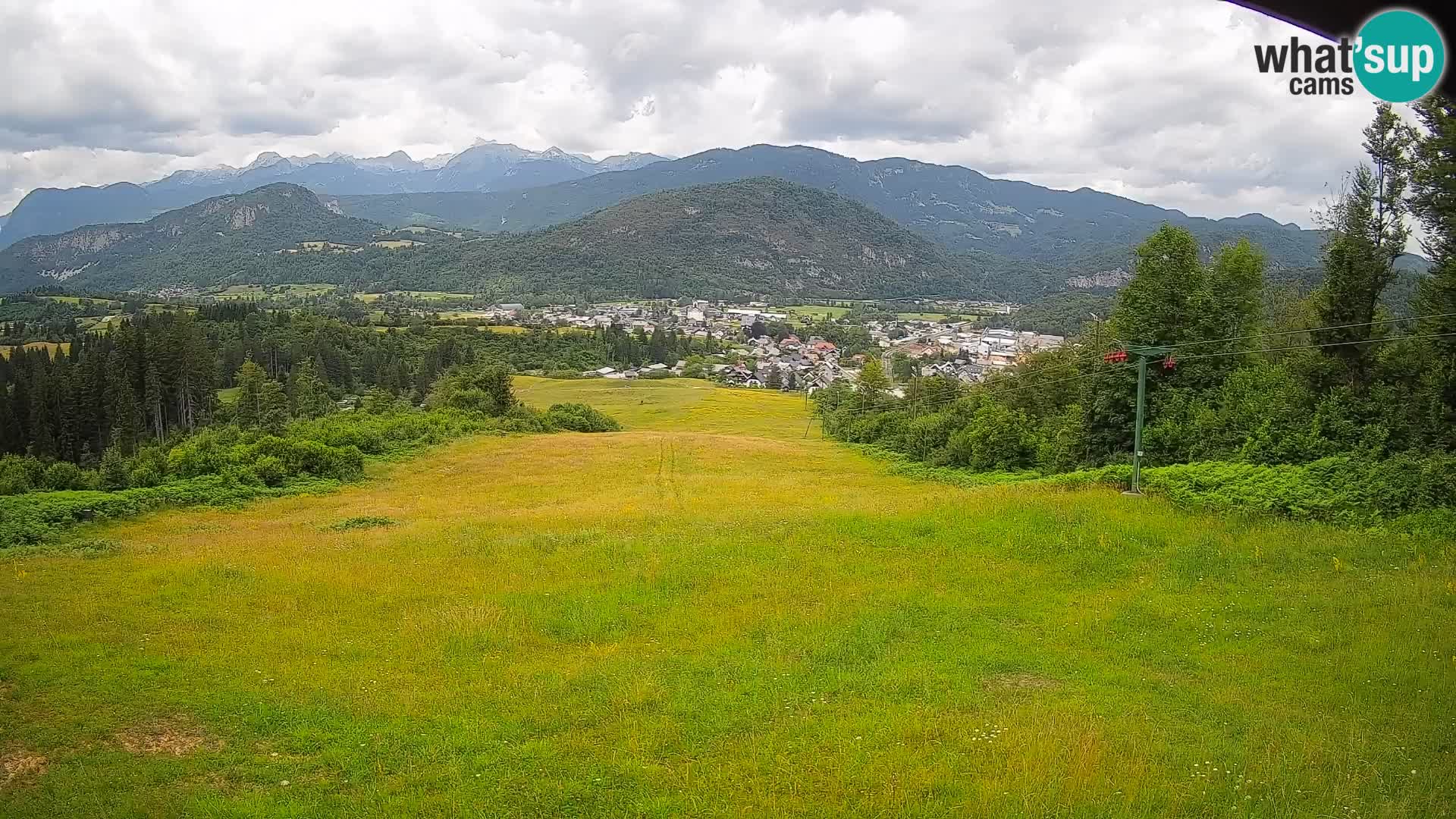 Spletna kamera Bohinjska Bistrica – Pogled v živo s smučišča Kozji Hrbet