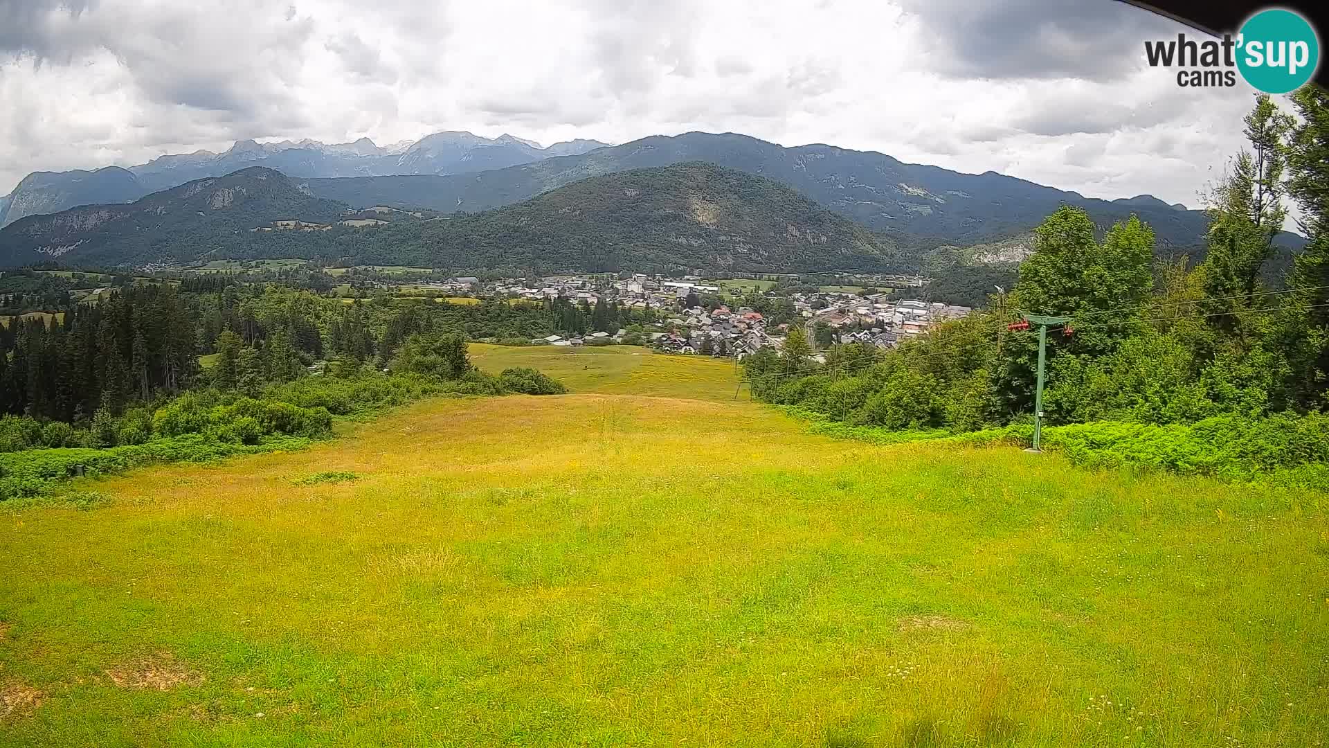 Spletna kamera Bohinjska Bistrica – Pogled v živo s smučišča Kozji Hrbet