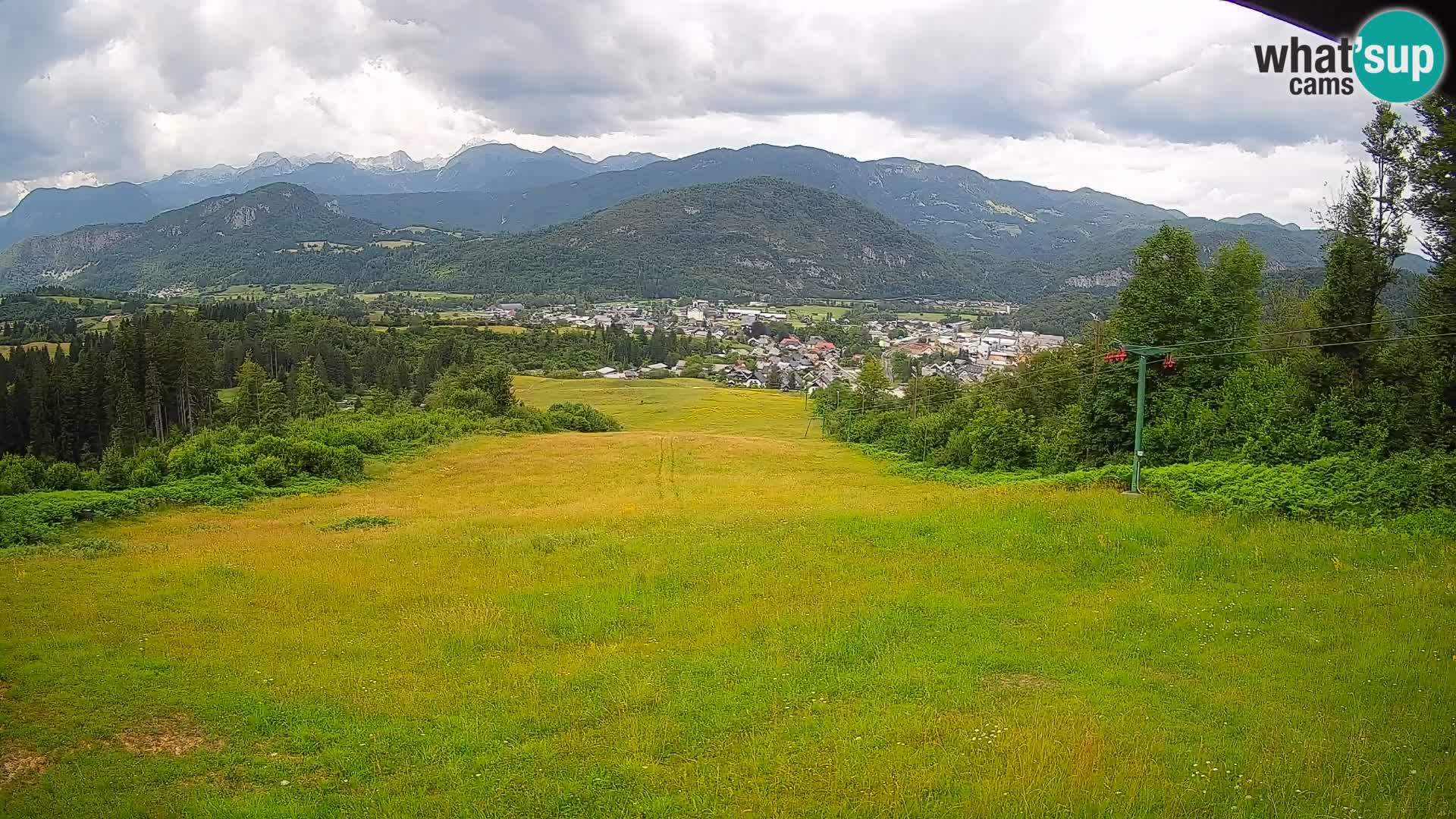 Spletna kamera Bohinjska Bistrica – Pogled v živo s smučišča Kozji Hrbet