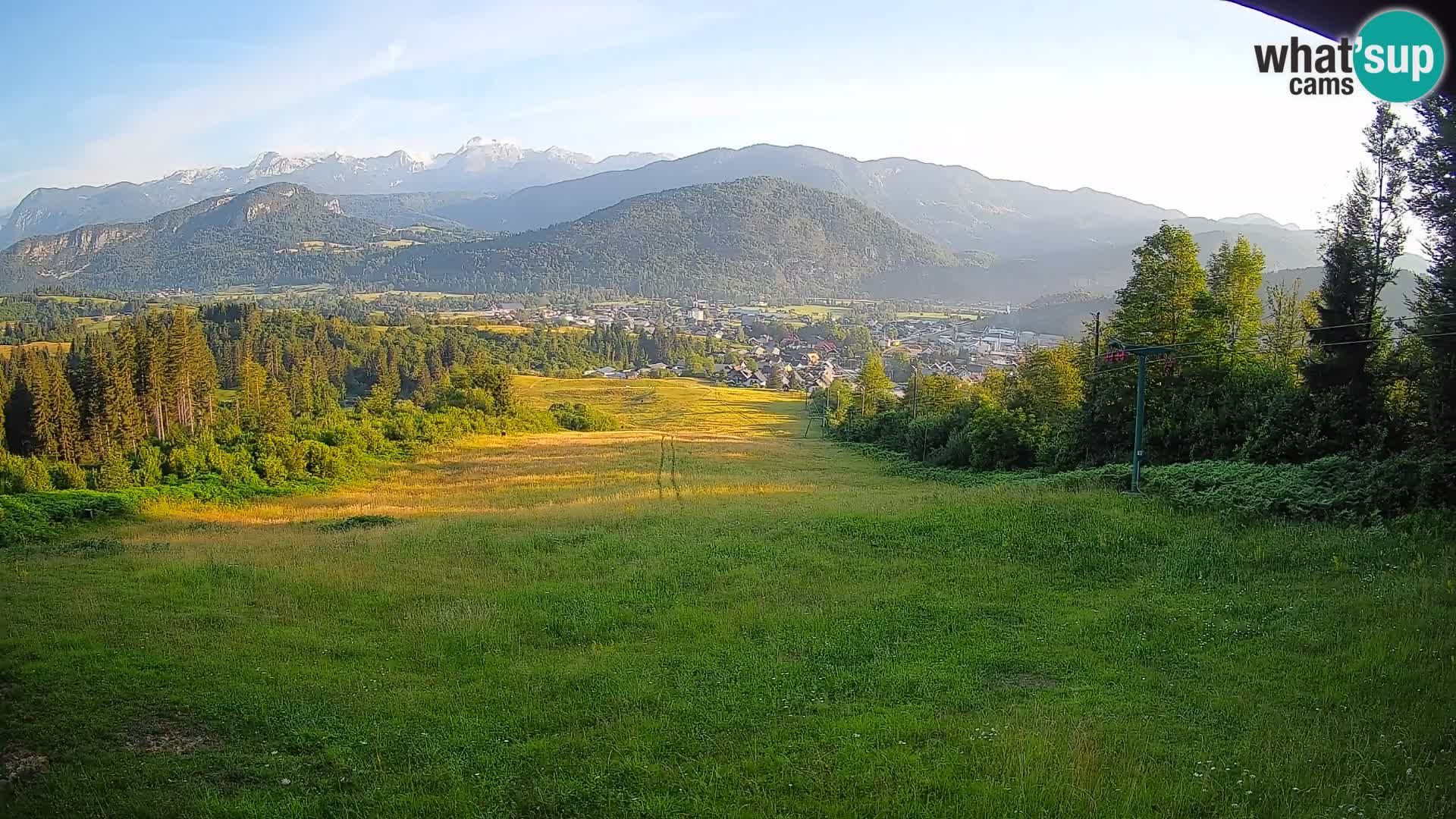 Webcam Bohinjska Bistrica – Live View from Kozji Hrbet Ski Station