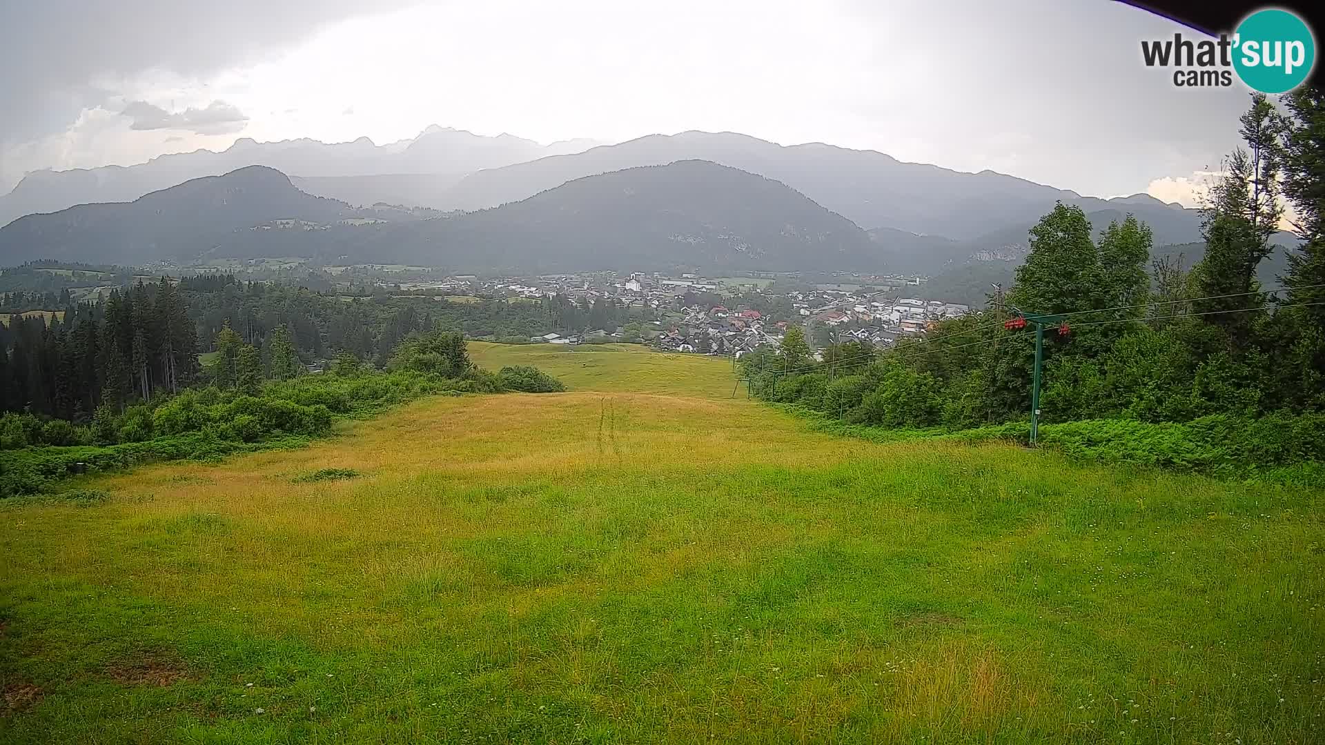 Spletna kamera Bohinjska Bistrica – Pogled v živo s smučišča Kozji Hrbet