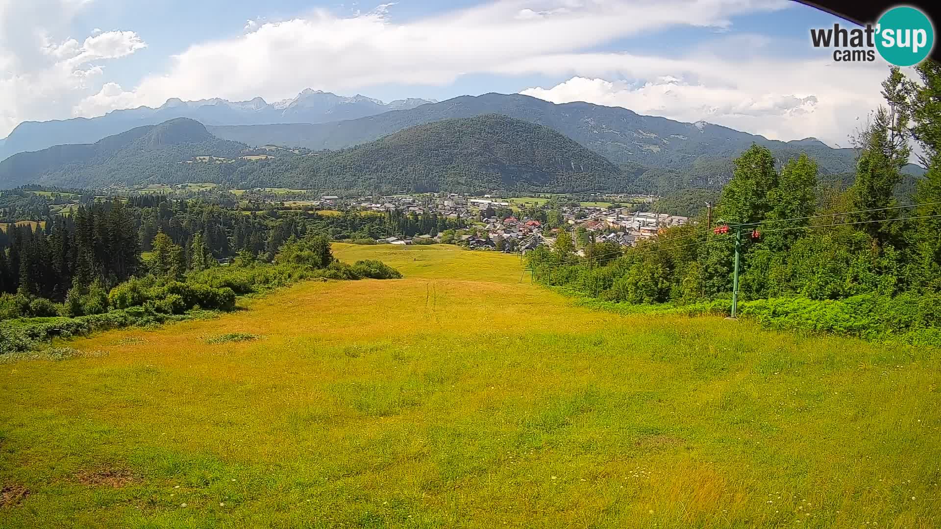 Spletna kamera Bohinjska Bistrica – Pogled v živo s smučišča Kozji Hrbet