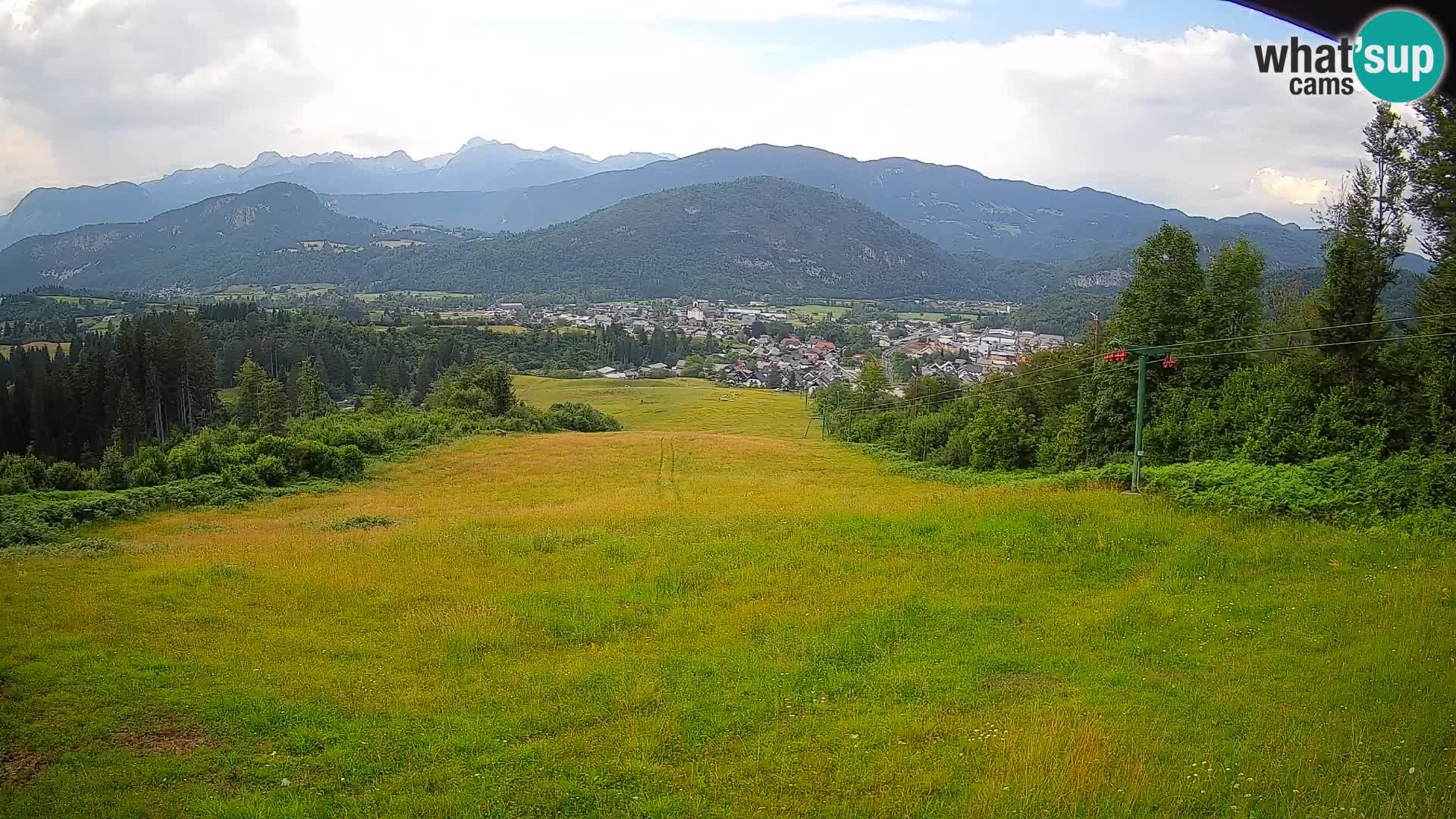Kamera uživo Bohinjska Bistrica – Pogled u stvarnom vremenu sa skijališta Kozji Hrbet