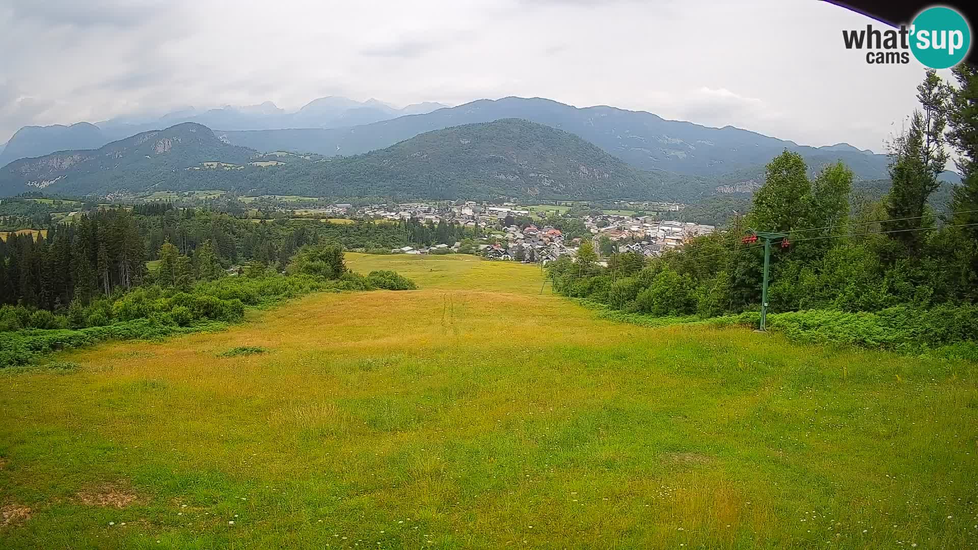 Kamera uživo Bohinjska Bistrica – Pogled u stvarnom vremenu sa skijališta Kozji Hrbet