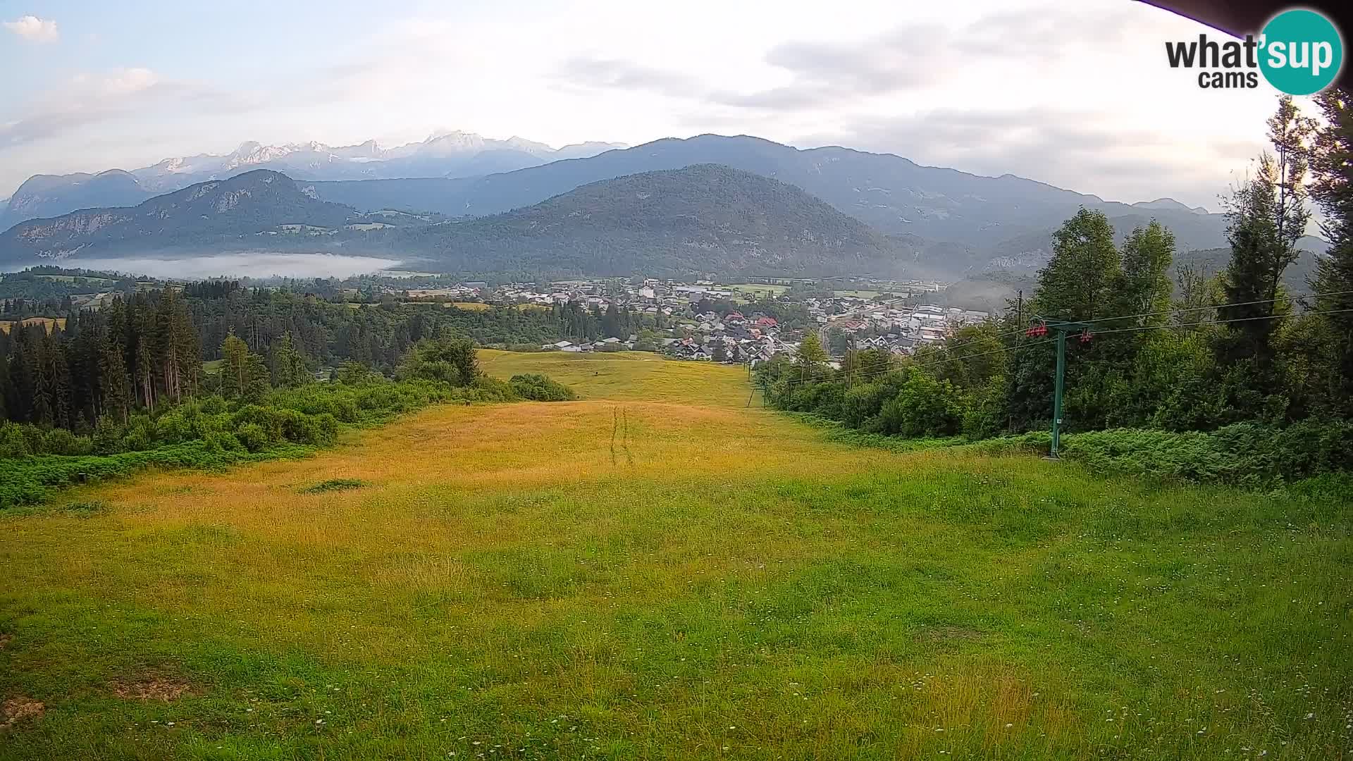 Webcam Bohinjska Bistrica – Vista live dalla stazione sciistica Kozji Hrbet