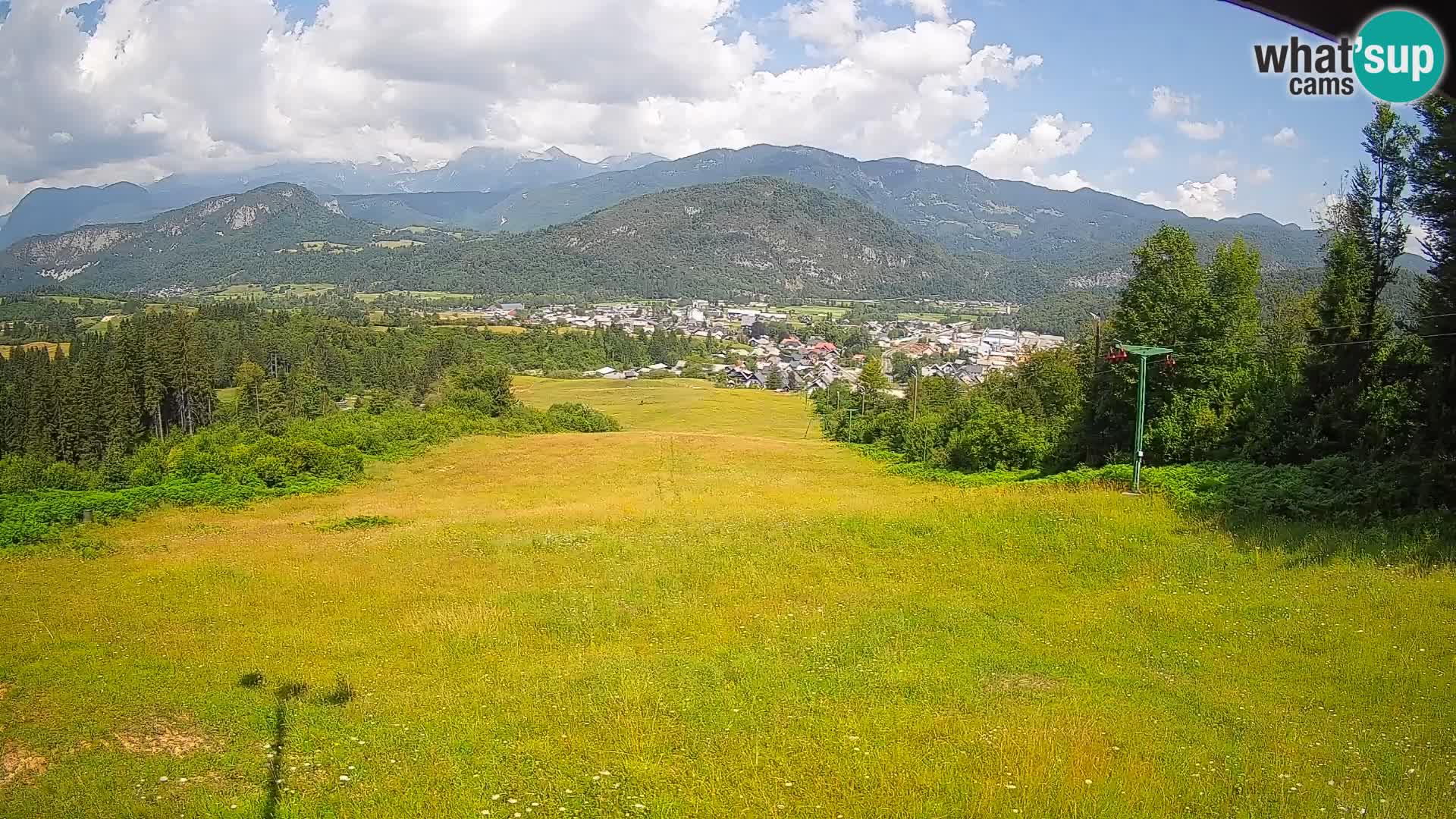 Spletna kamera Bohinjska Bistrica – Pogled v živo s smučišča Kozji Hrbet
