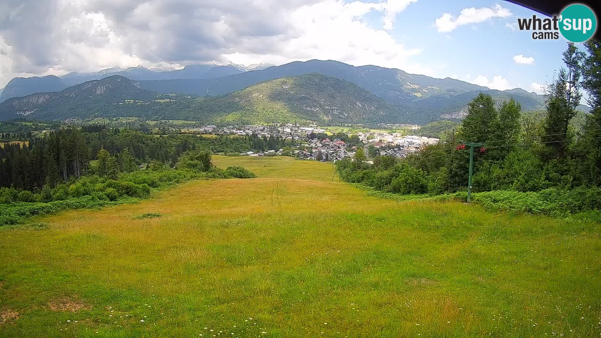 Spletna kamera Bohinjska Bistrica – Pogled v živo s smučišča Kozji Hrbet