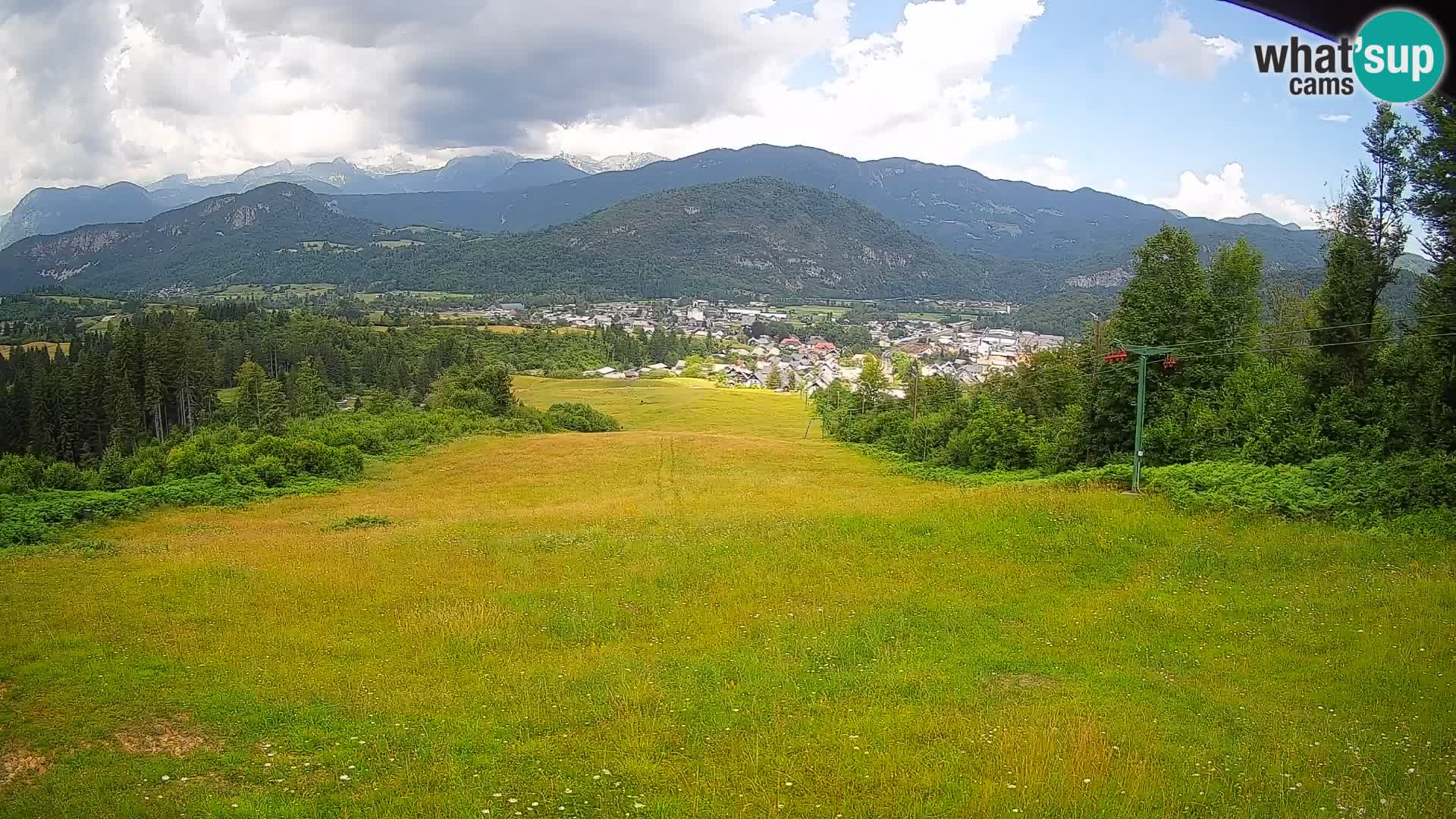 Spletna kamera Bohinjska Bistrica – Pogled v živo s smučišča Kozji Hrbet