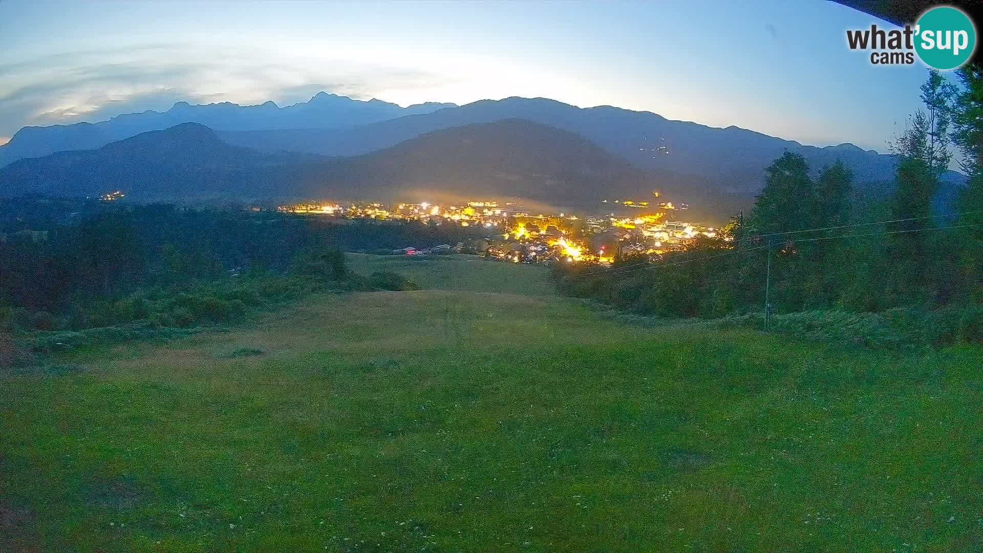 Spletna kamera Bohinjska Bistrica – Pogled v živo s smučišča Kozji Hrbet