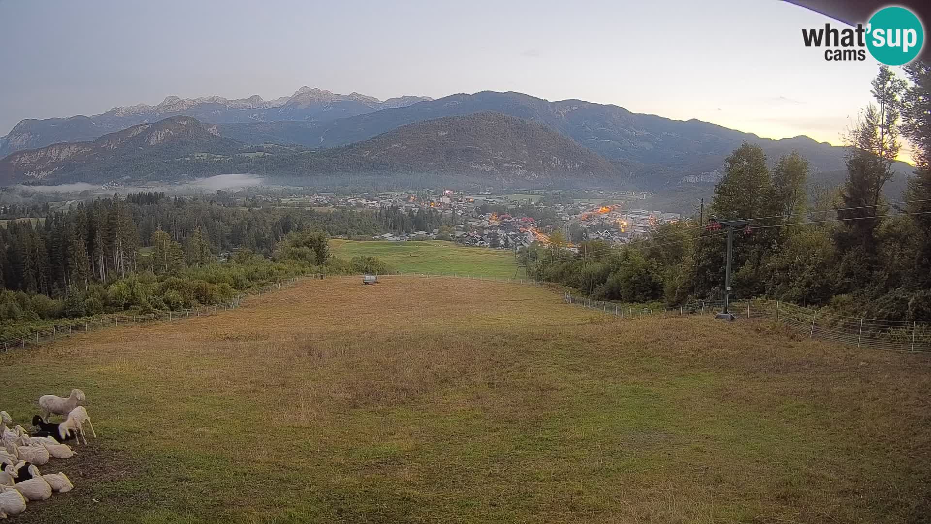 Kamera uživo Bohinjska Bistrica – Pogled u stvarnom vremenu sa skijališta Kozji Hrbet