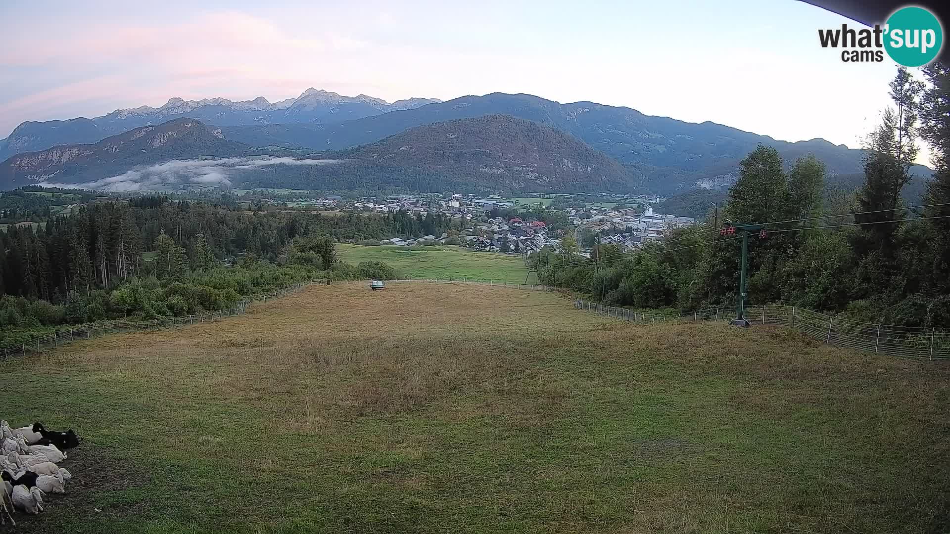 Spletna kamera Bohinjska Bistrica – Pogled v živo s smučišča Kozji Hrbet