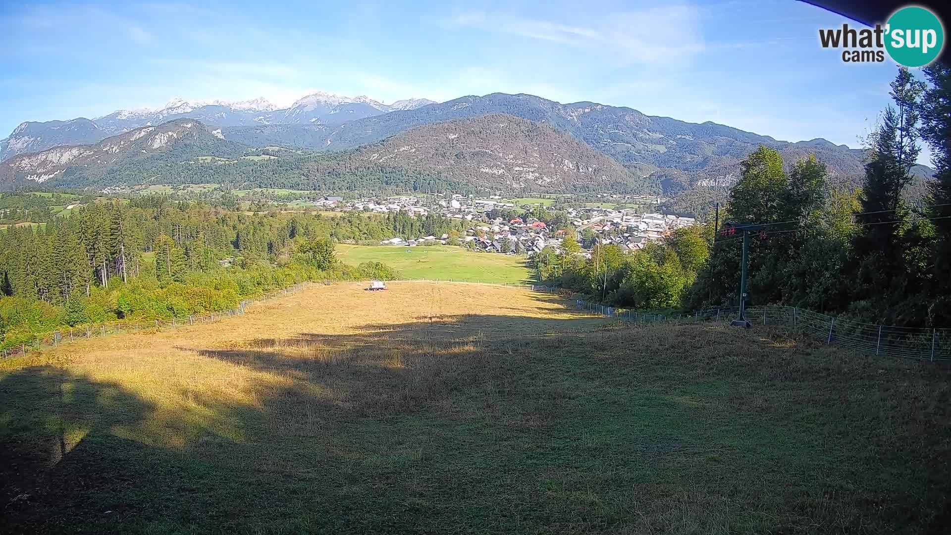 Kamera uživo Bohinjska Bistrica – Pogled u stvarnom vremenu sa skijališta Kozji Hrbet