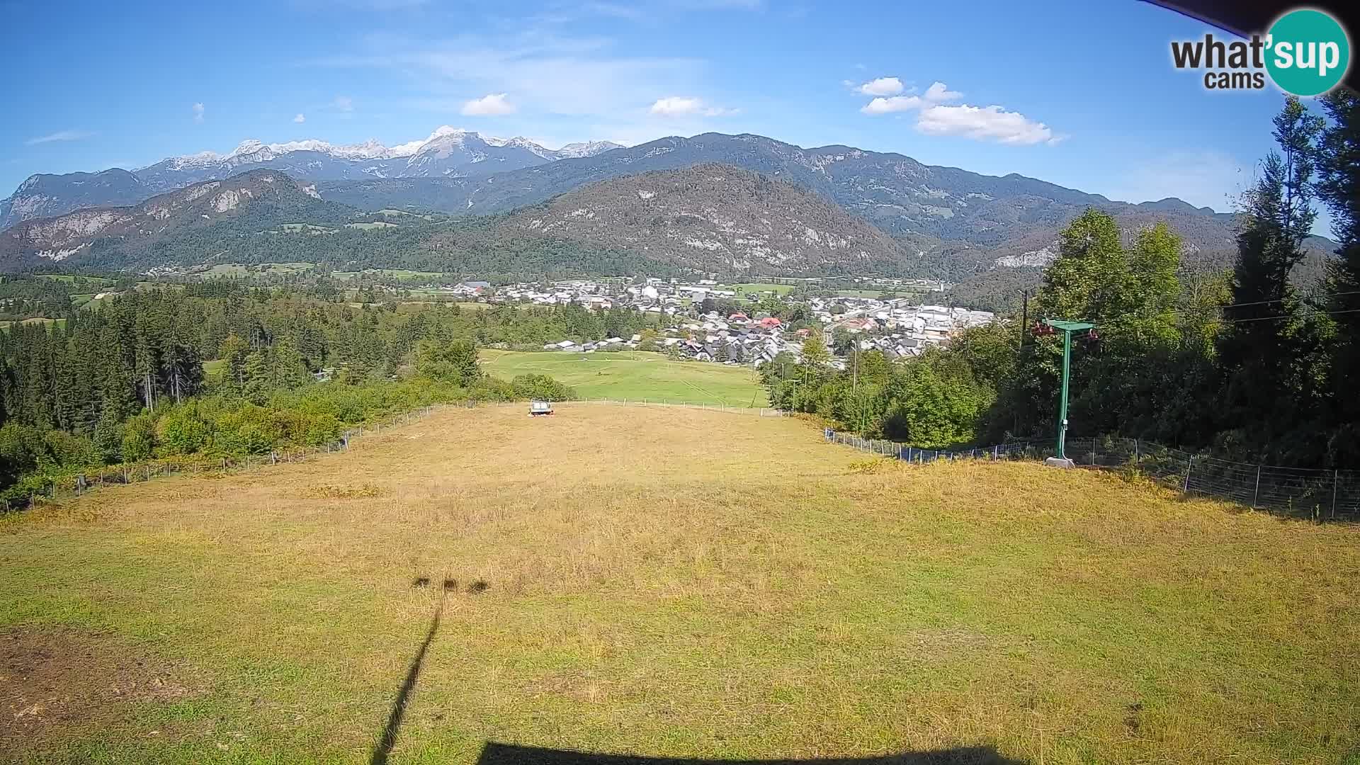 Kamera uživo Bohinjska Bistrica – Pogled u stvarnom vremenu sa skijališta Kozji Hrbet