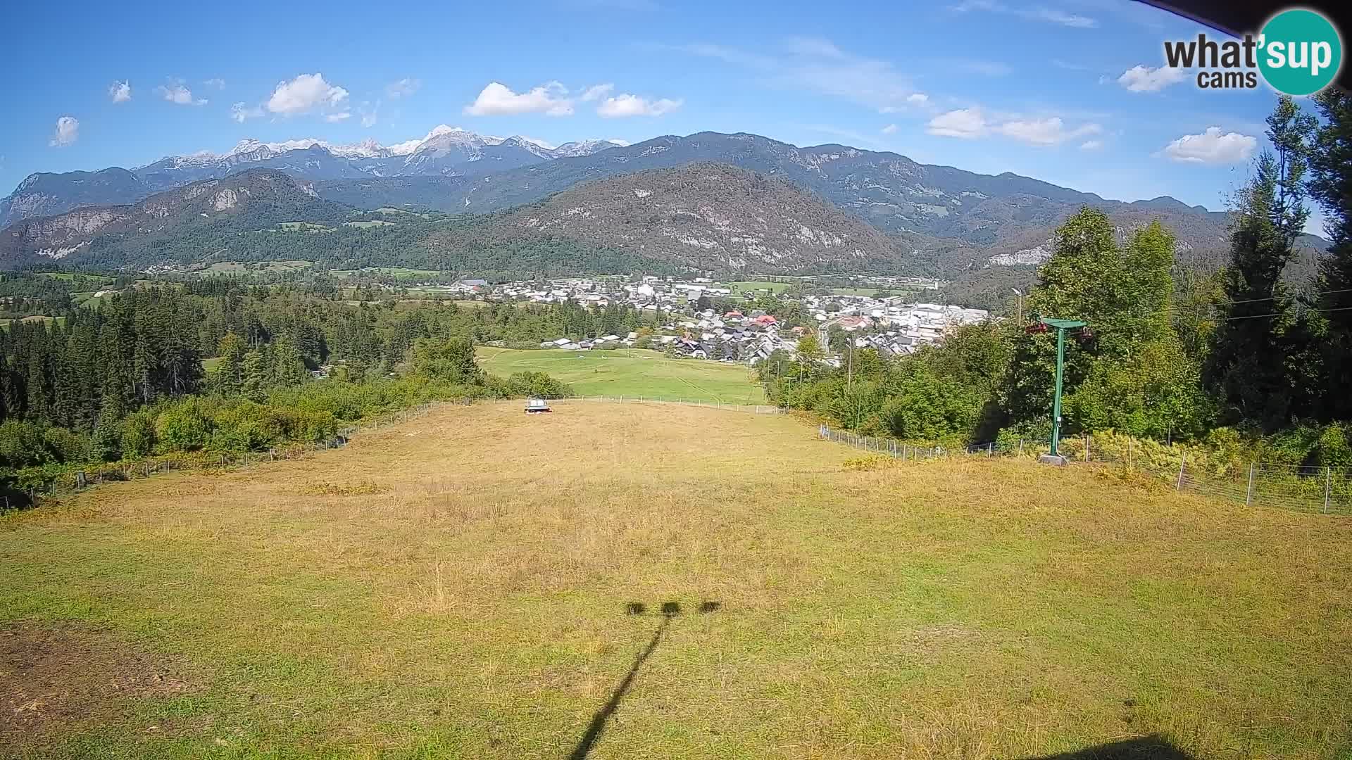Kamera uživo Bohinjska Bistrica – Pogled u stvarnom vremenu sa skijališta Kozji Hrbet