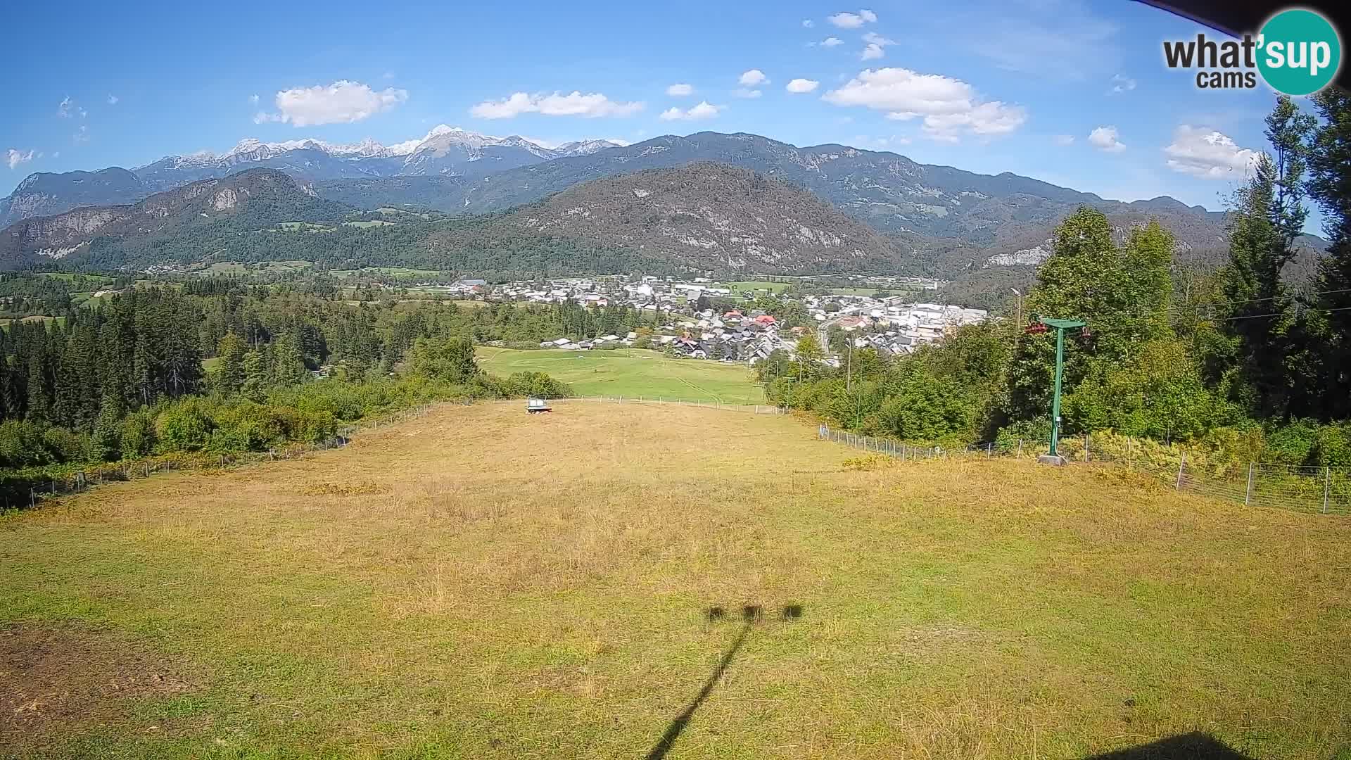 Kamera uživo Bohinjska Bistrica – Pogled u stvarnom vremenu sa skijališta Kozji Hrbet