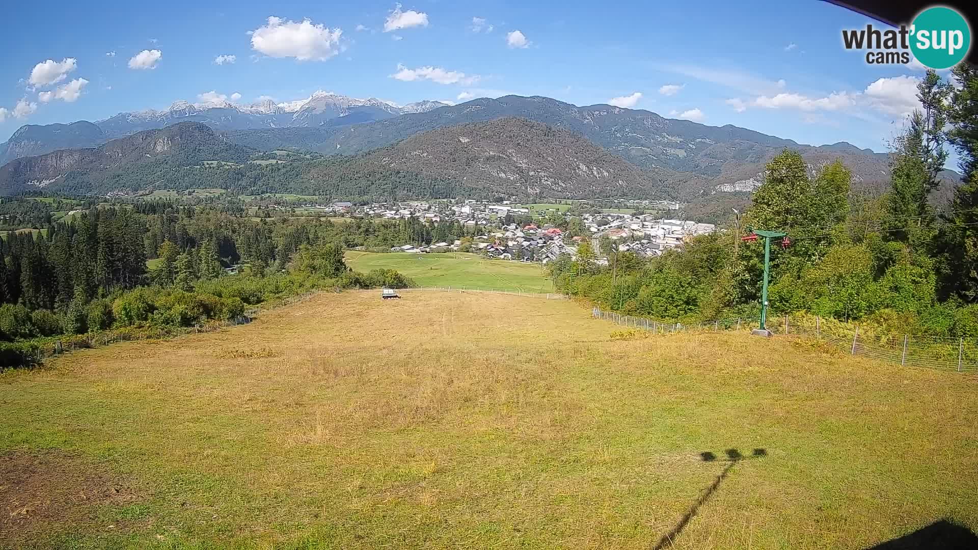 Kamera uživo Bohinjska Bistrica – Pogled u stvarnom vremenu sa skijališta Kozji Hrbet