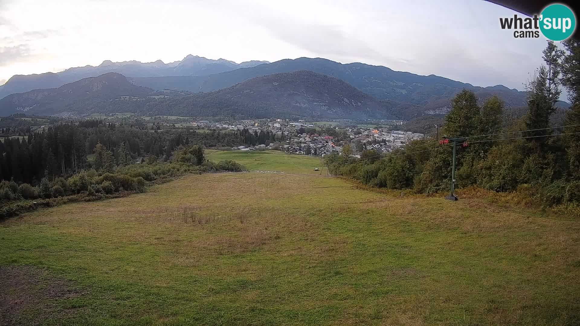 Spletna kamera Bohinjska Bistrica – Pogled v živo s smučišča Kozji Hrbet