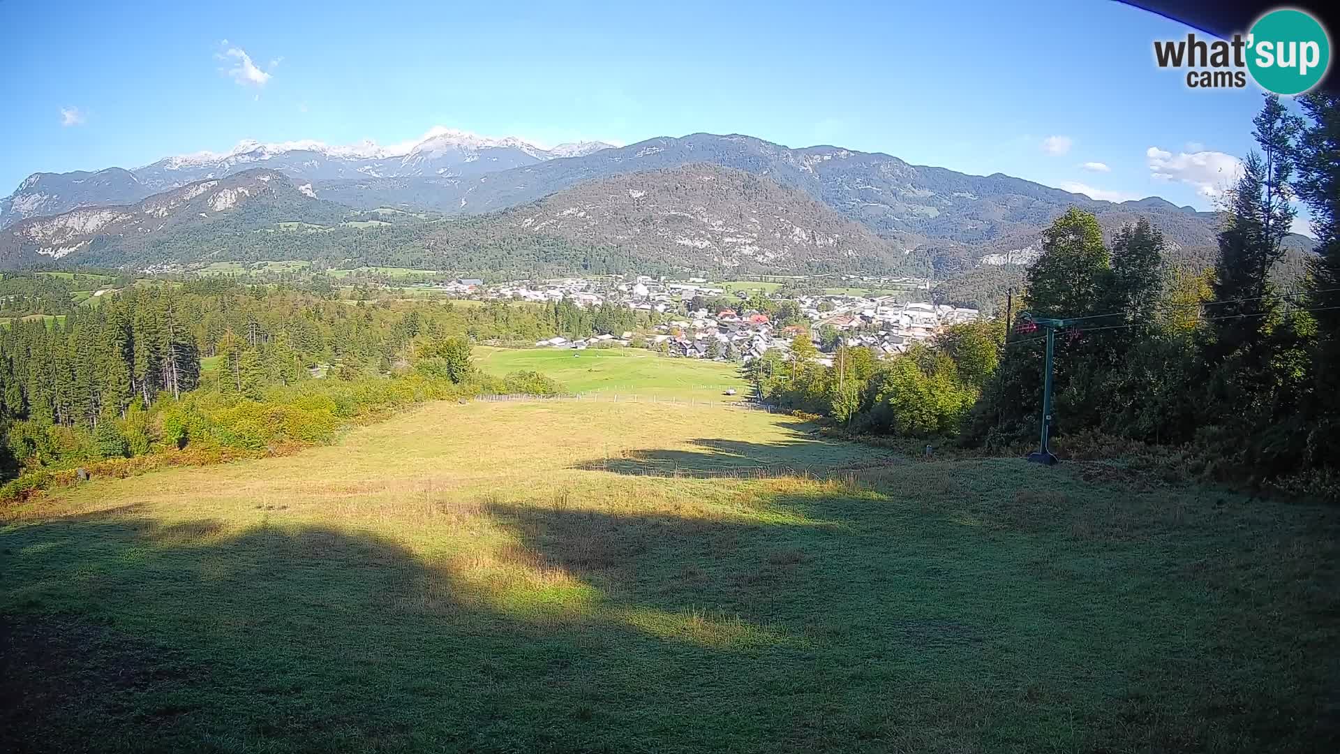 Spletna kamera Bohinjska Bistrica – Pogled v živo s smučišča Kozji Hrbet