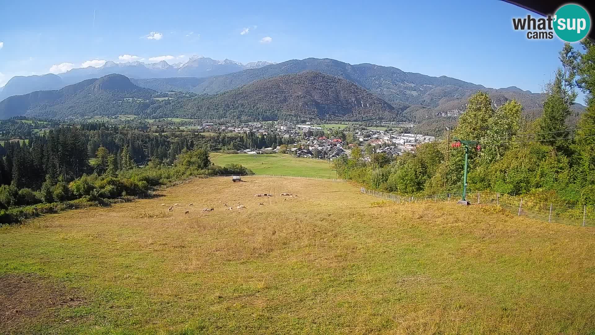 Kamera uživo Bohinjska Bistrica – Pogled u stvarnom vremenu sa skijališta Kozji Hrbet