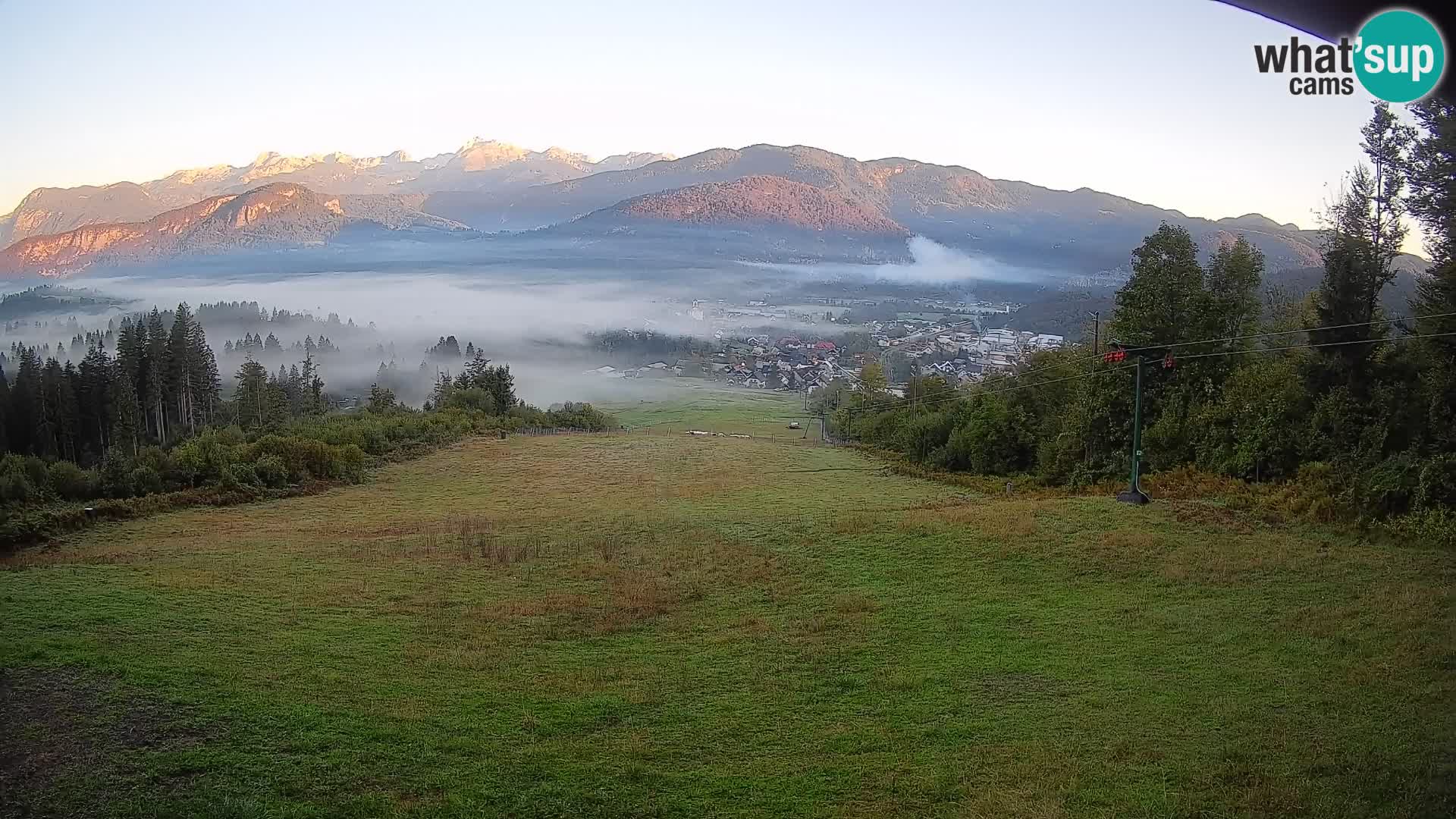 Webcam Bohinjska Bistrica – Live View from Kozji Hrbet Ski Station