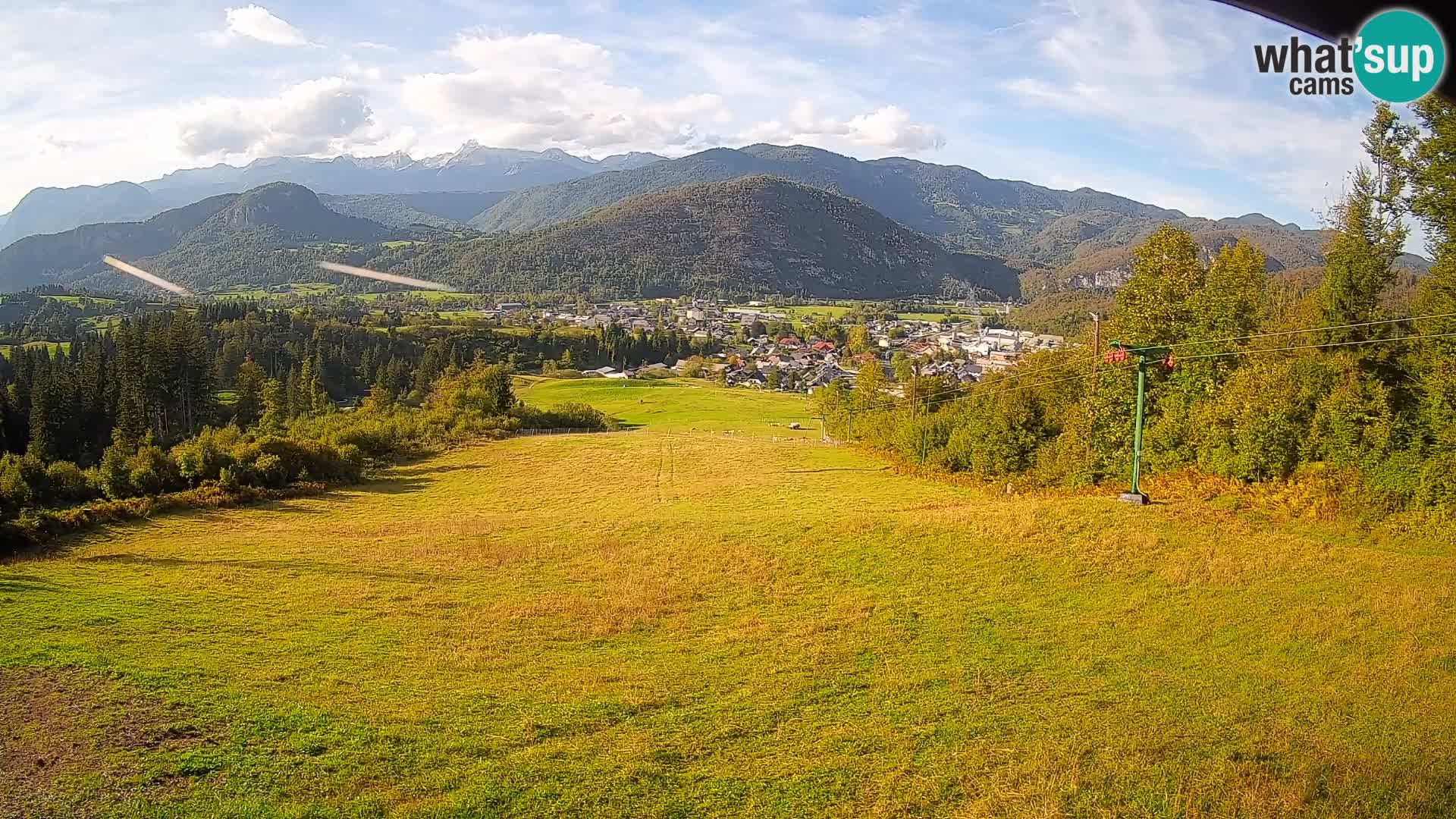Spletna kamera Bohinjska Bistrica – Pogled v živo s smučišča Kozji Hrbet