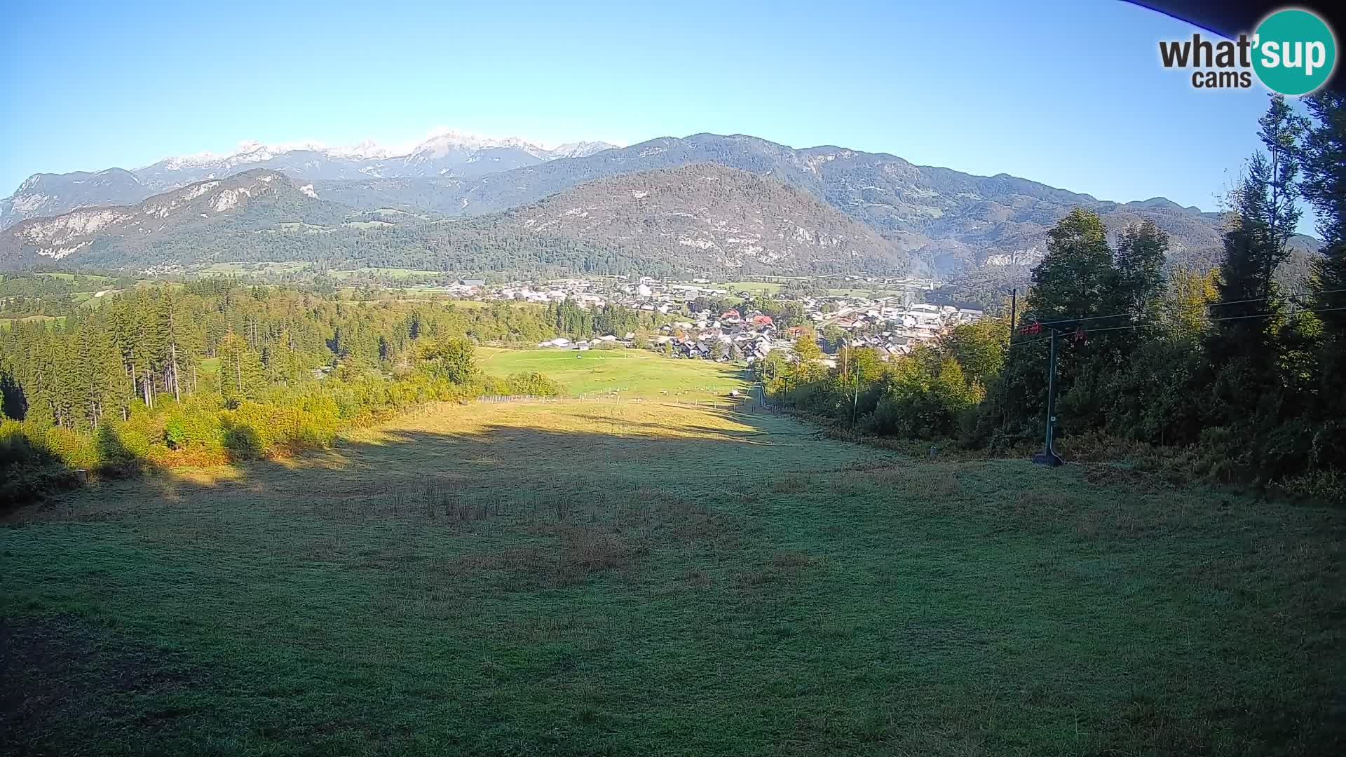 Spletna kamera Bohinjska Bistrica – Pogled v živo s smučišča Kozji Hrbet