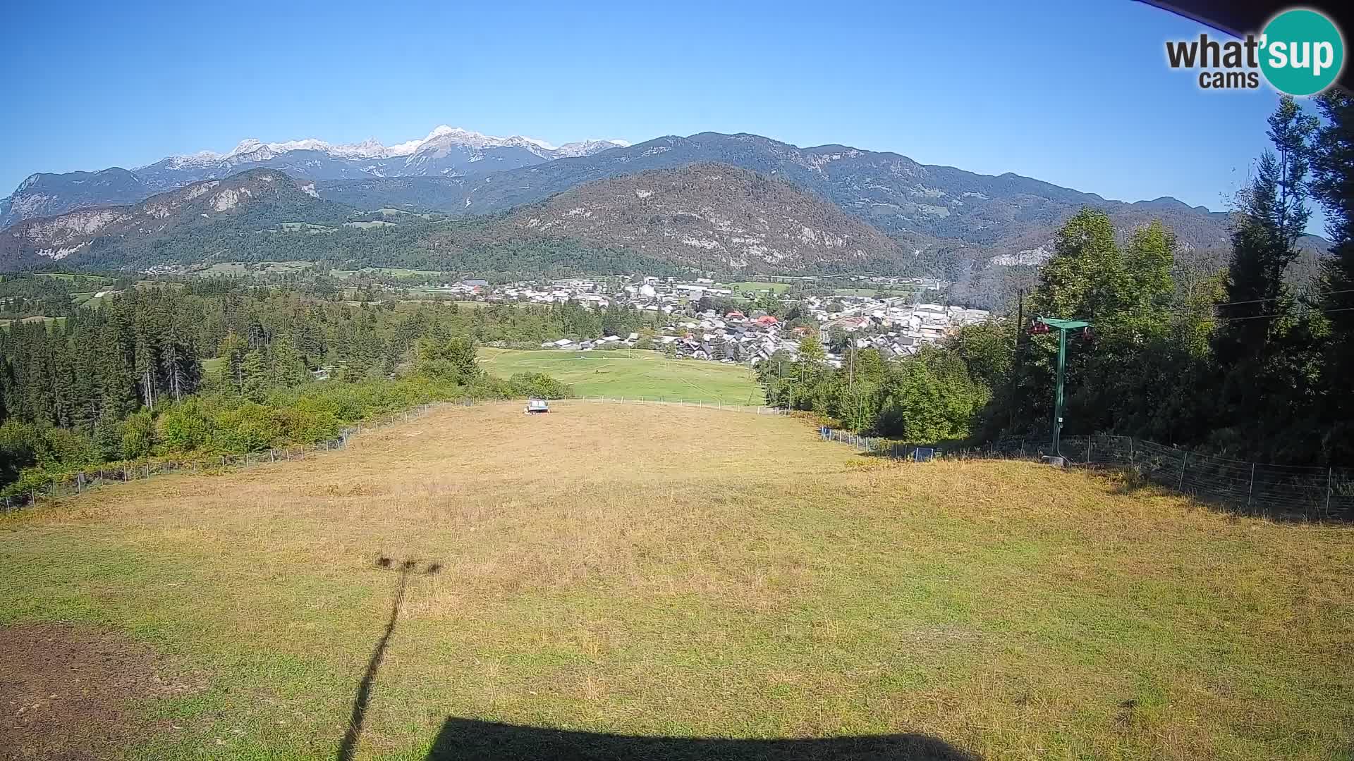 Kamera uživo Bohinjska Bistrica – Pogled u stvarnom vremenu sa skijališta Kozji Hrbet