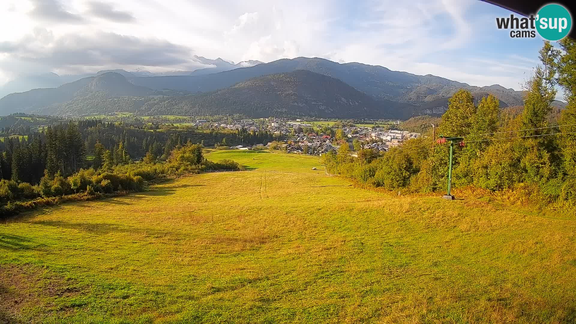 Spletna kamera Bohinjska Bistrica – Pogled v živo s smučišča Kozji Hrbet