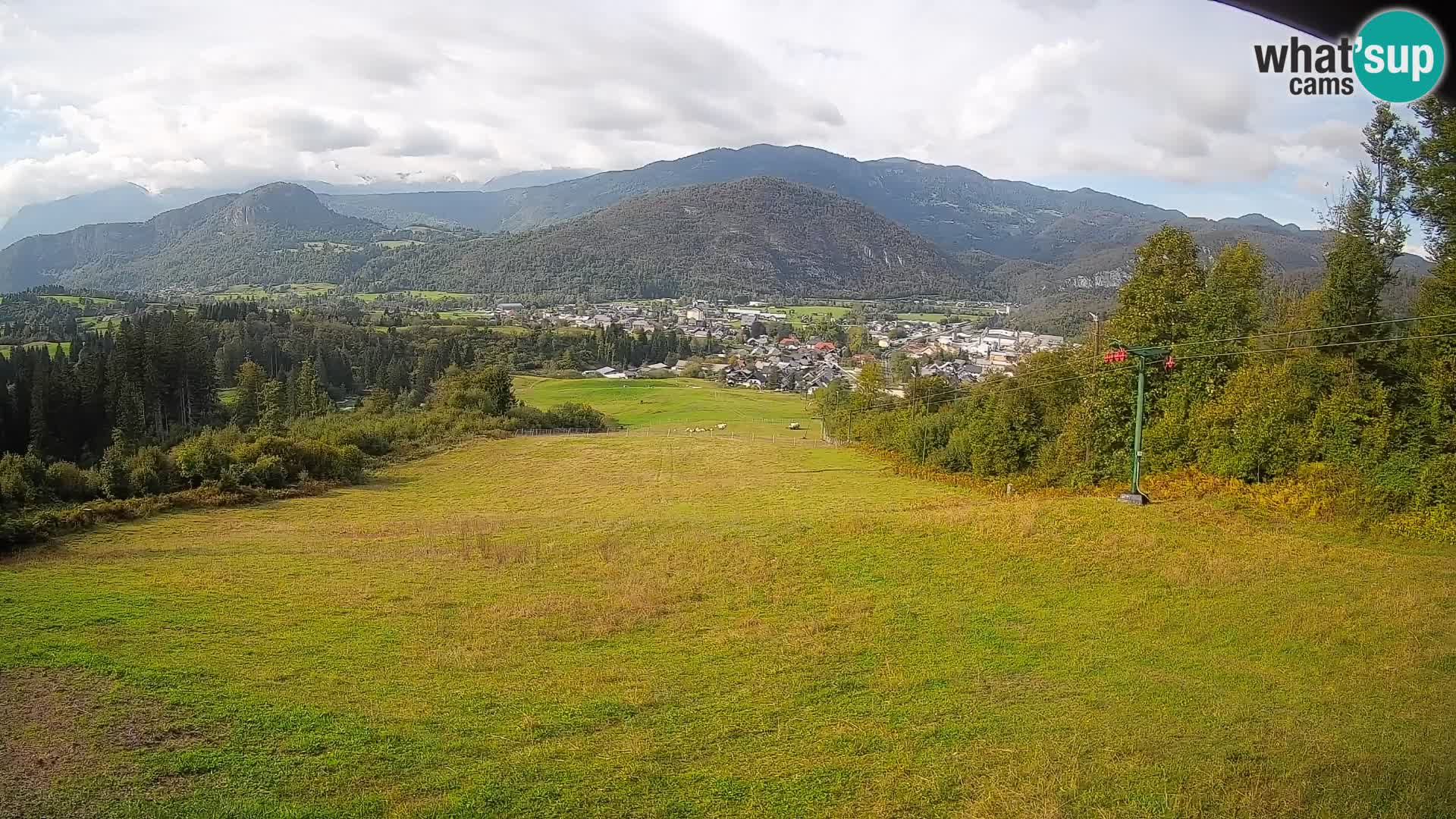 Kamera uživo Bohinjska Bistrica – Pogled u stvarnom vremenu sa skijališta Kozji Hrbet
