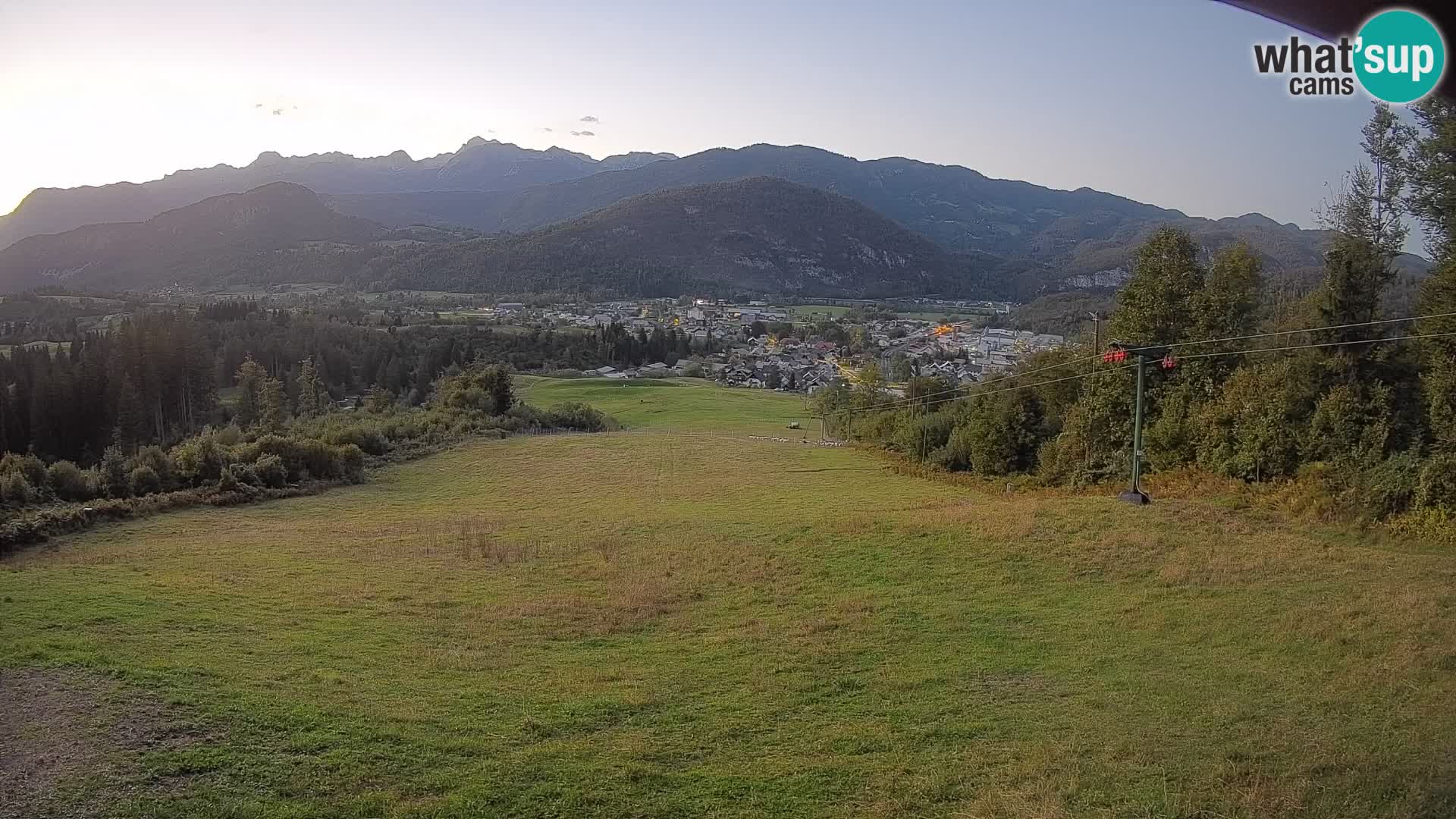 Kamera uživo Bohinjska Bistrica – Pogled u stvarnom vremenu sa skijališta Kozji Hrbet