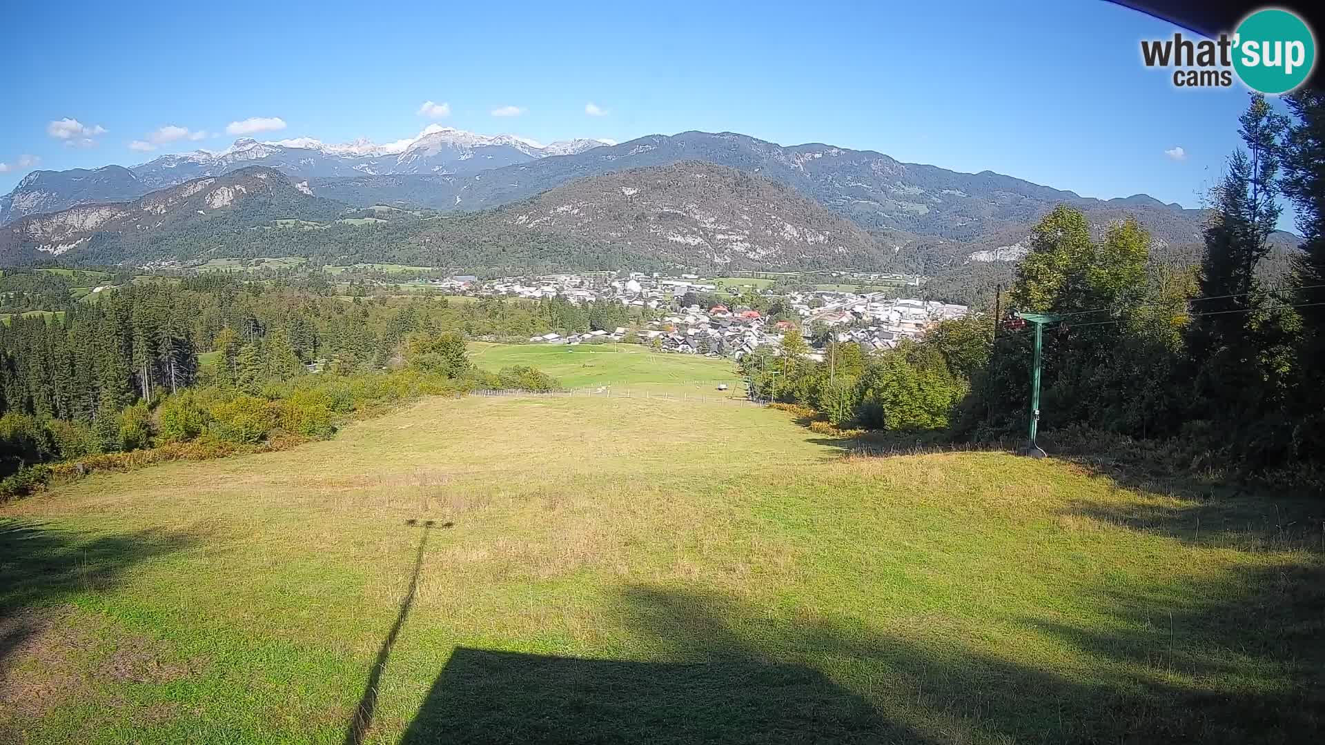 Kamera uživo Bohinjska Bistrica – Pogled u stvarnom vremenu sa skijališta Kozji Hrbet