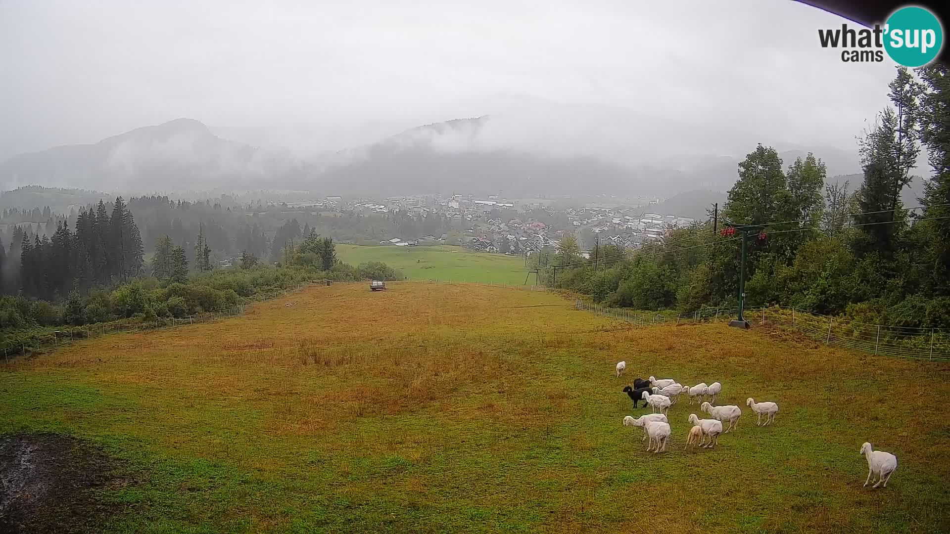 Kamera uživo Bohinjska Bistrica – Pogled u stvarnom vremenu sa skijališta Kozji Hrbet