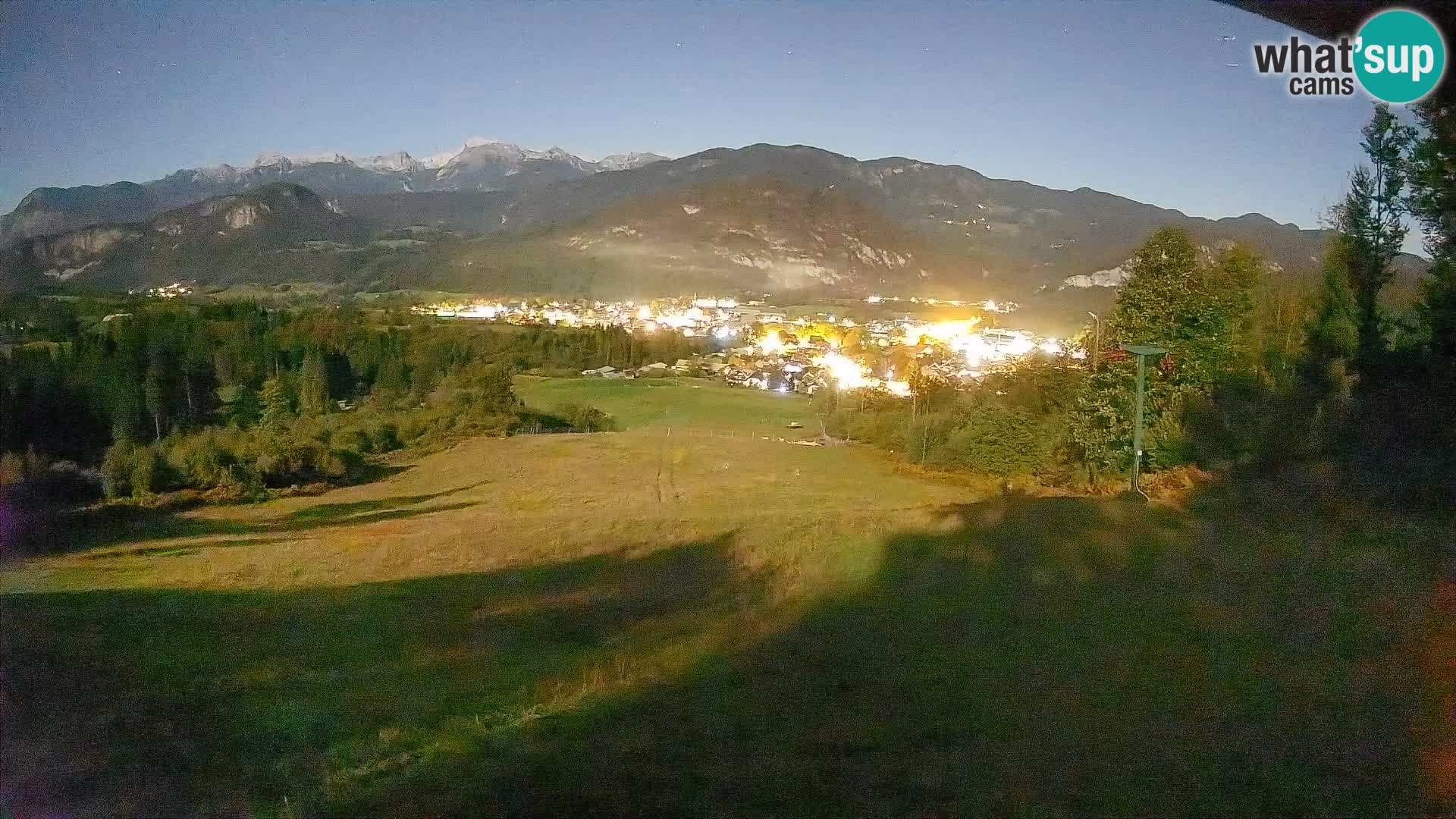 Spletna kamera Bohinjska Bistrica – Pogled v živo s smučišča Kozji Hrbet