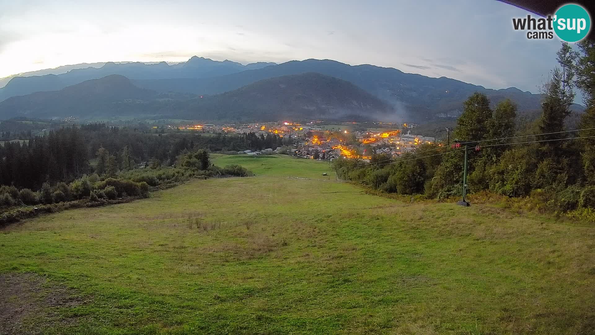 Kamera uživo Bohinjska Bistrica – Pogled u stvarnom vremenu sa skijališta Kozji Hrbet