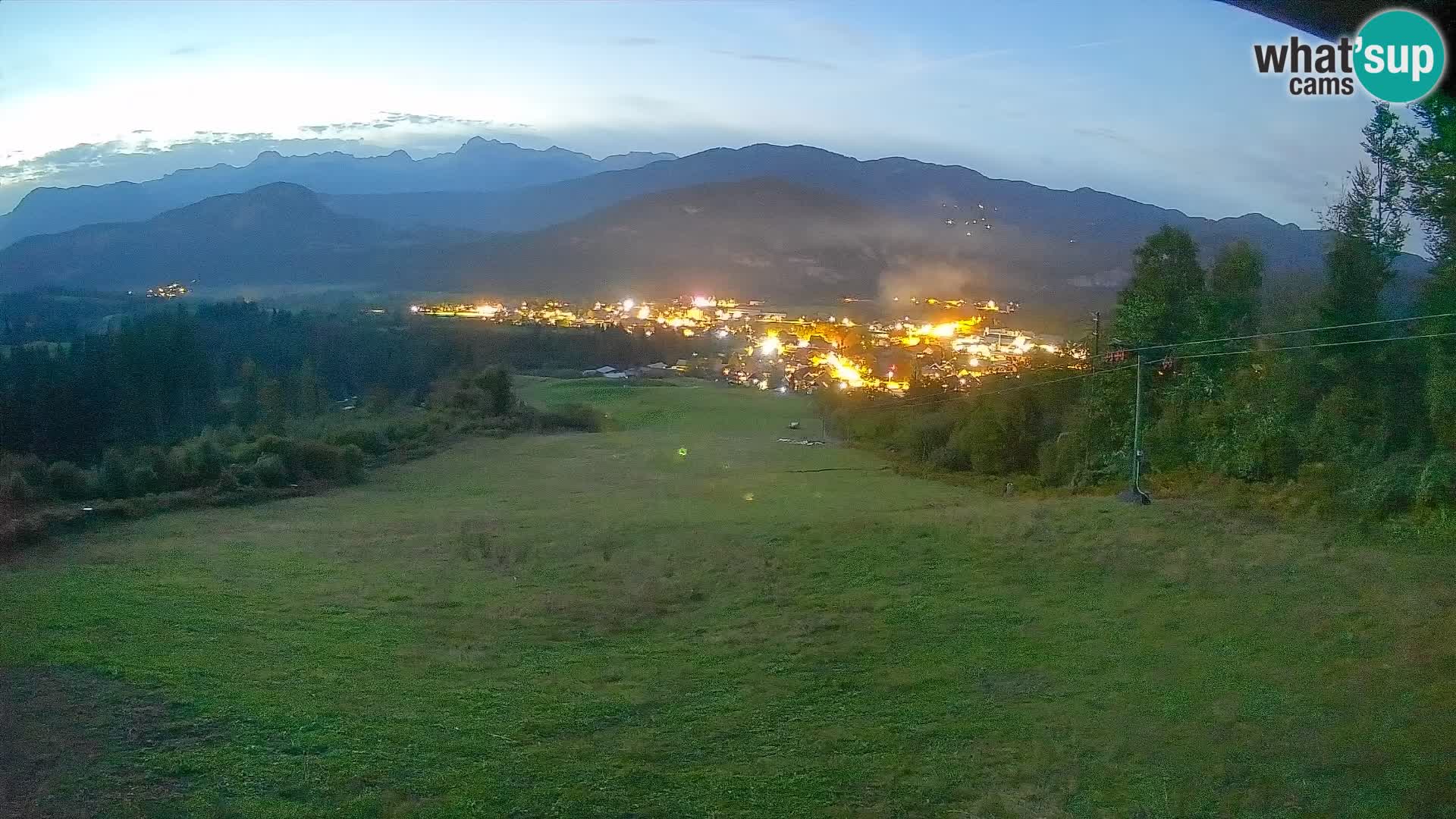 Kamera uživo Bohinjska Bistrica – Pogled u stvarnom vremenu sa skijališta Kozji Hrbet