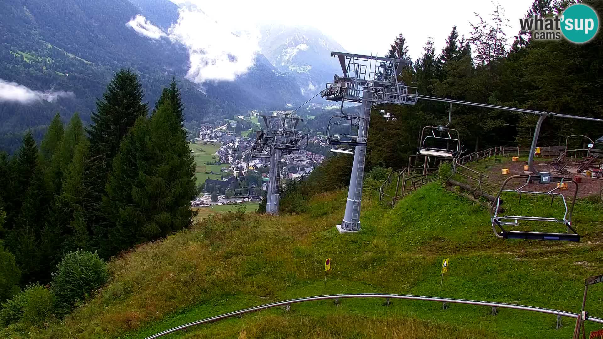 Kranjska Gora web kamera Vitranc | VITRANC 1 gornja postaja