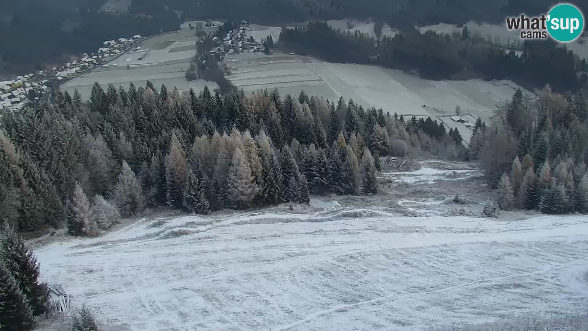 Kranjska Gora web kamera Vitranc | VITRANC 1 gornja postaja